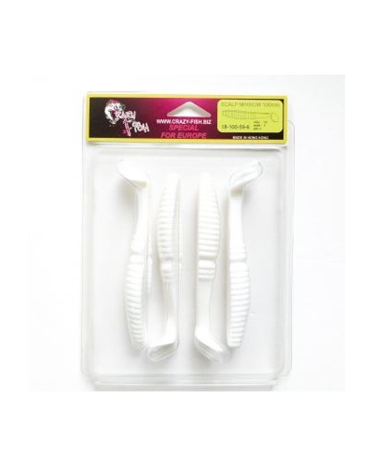 Crazy Fish Scalp Minnow 100 mm Silikon Yem C:59