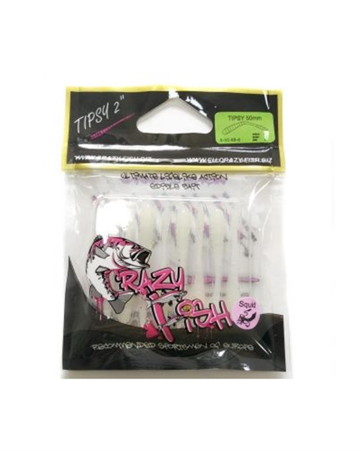 Crazy Fish Tipsy 2 50 mm Silikon Yem C:89