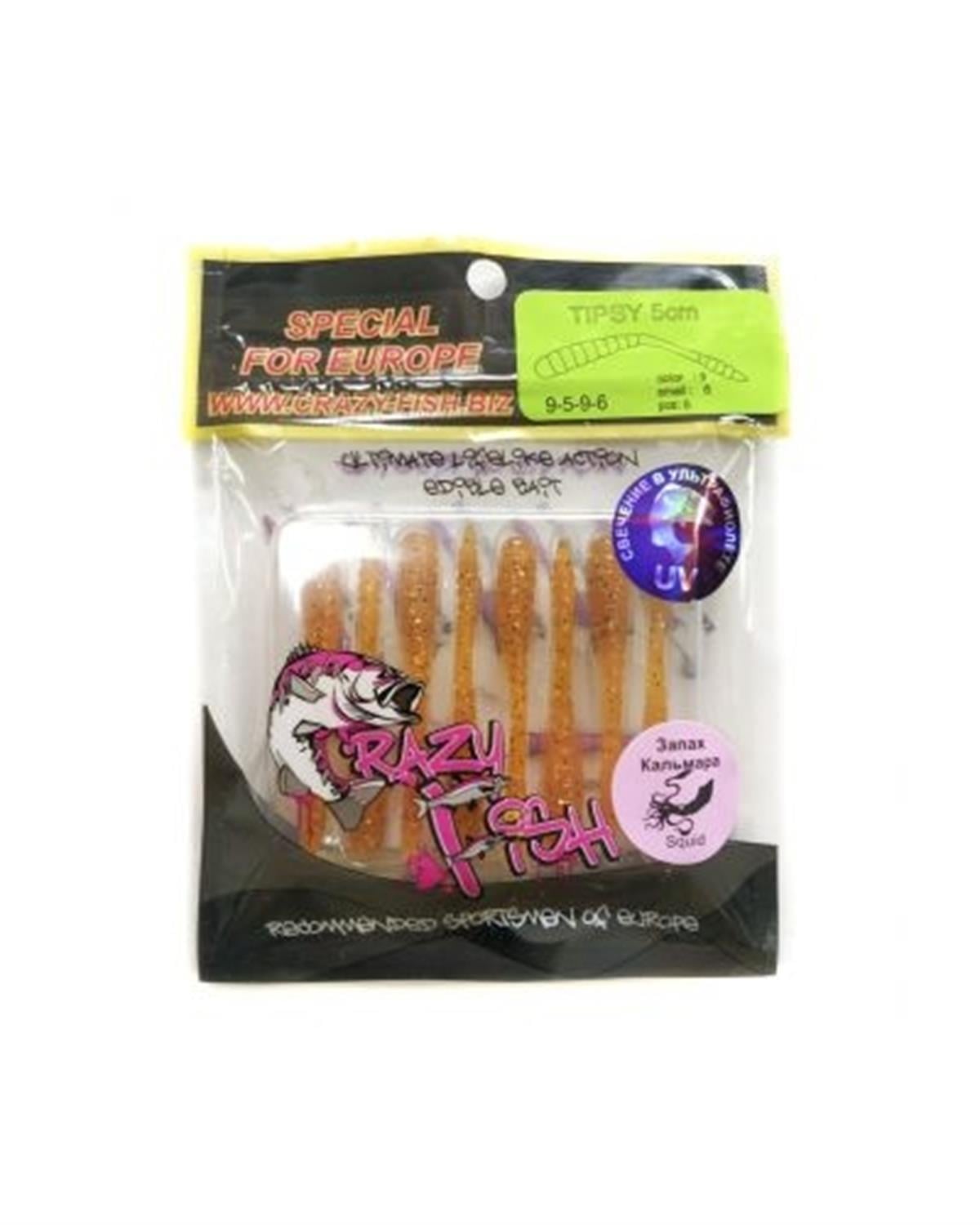 Crazy Fish Tipsy 2 50 mm Silikon Yem C:09