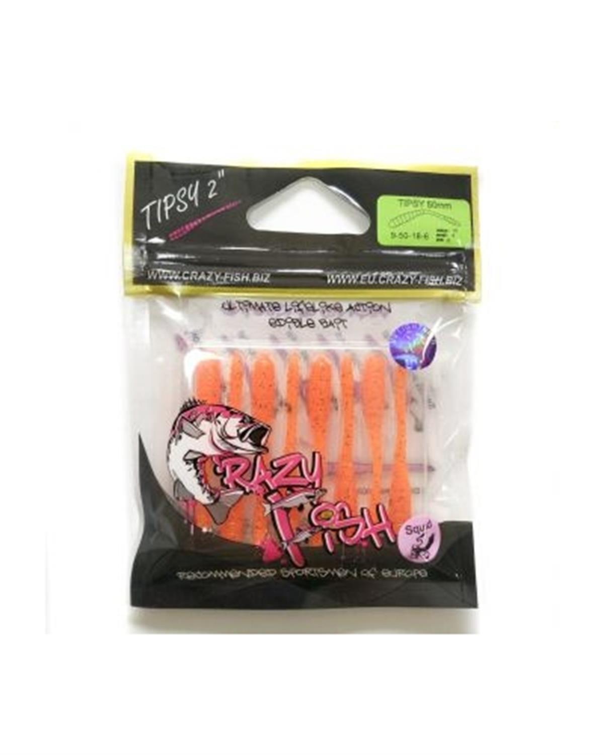 Crazy Fish Tipsy 2 50 mm Silikon Yem C:18