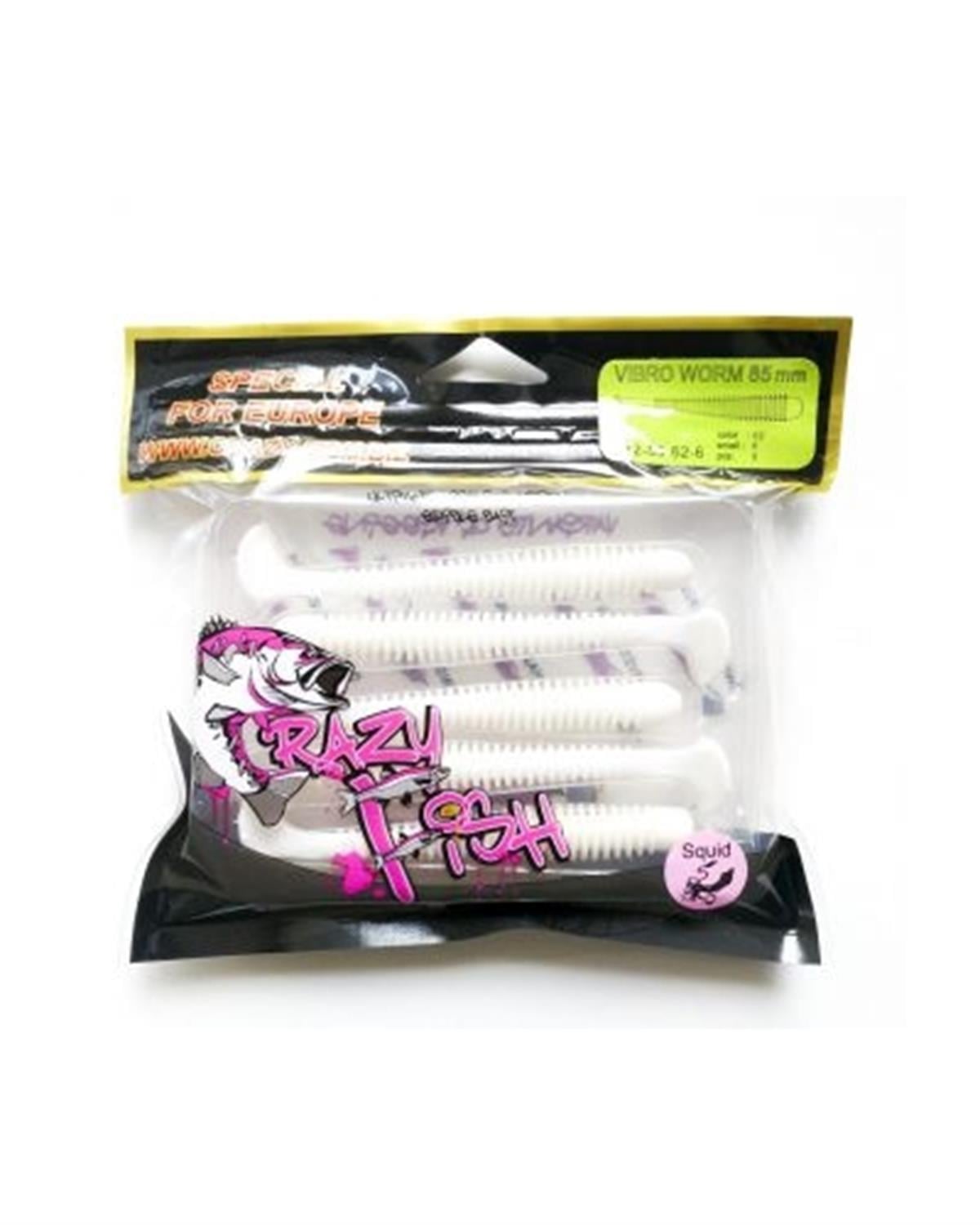 Crazy Fish Vibro Worm 3.4 85 mm Silikon Yem C:62