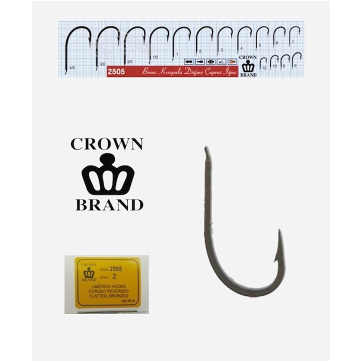 Crown 2505-BZ İğne No:3/0 100 Lü Paket