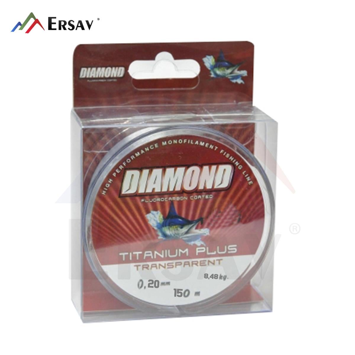 Diamond Fluoracarbon Coated Misina 0.20 mm 150 mt