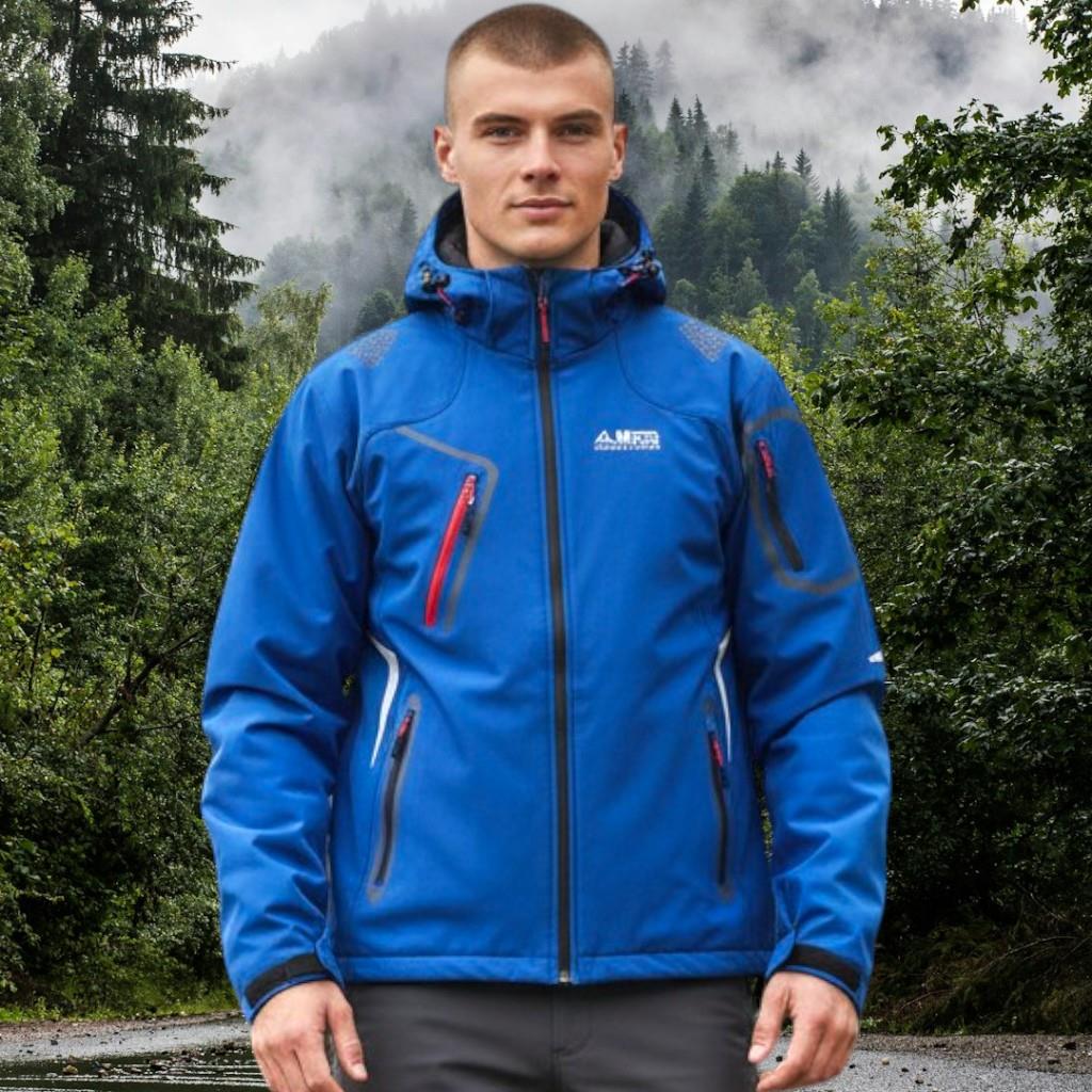 Double Softshell Mont - Mavi