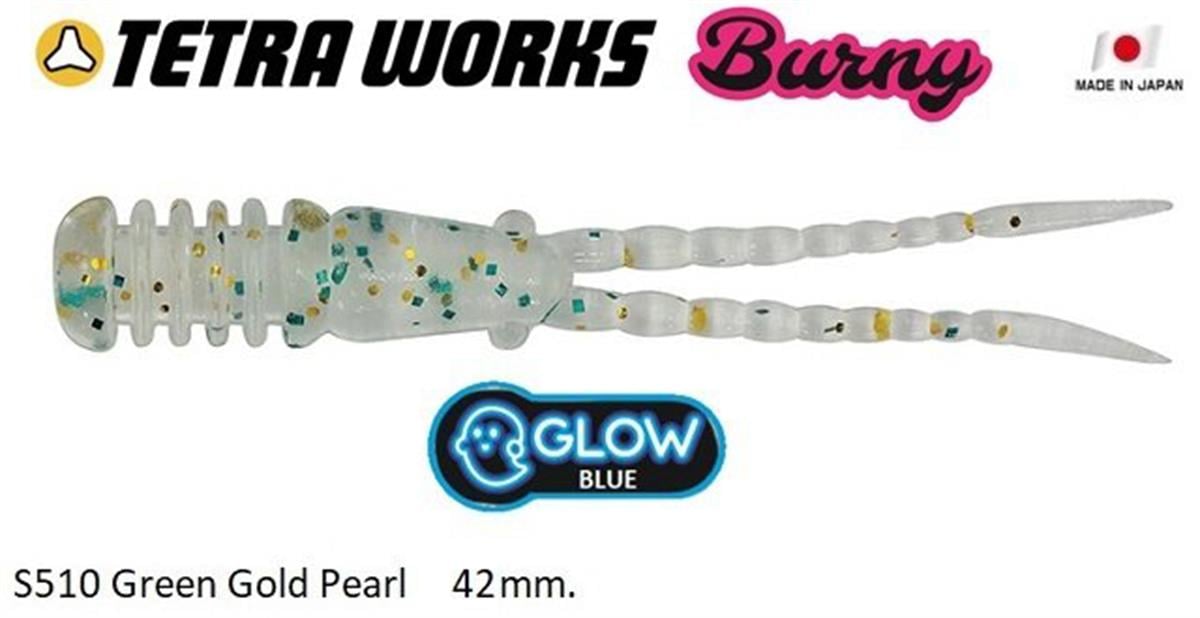 Duo Tetra Works Burny 42 mm Silikon Yem S510 Green Gold Pearl