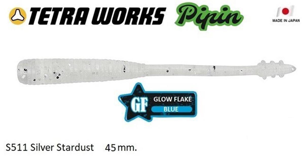 Duo Tetra Works Pipin 45 mm Silikon Yem S511 Silver Stardust