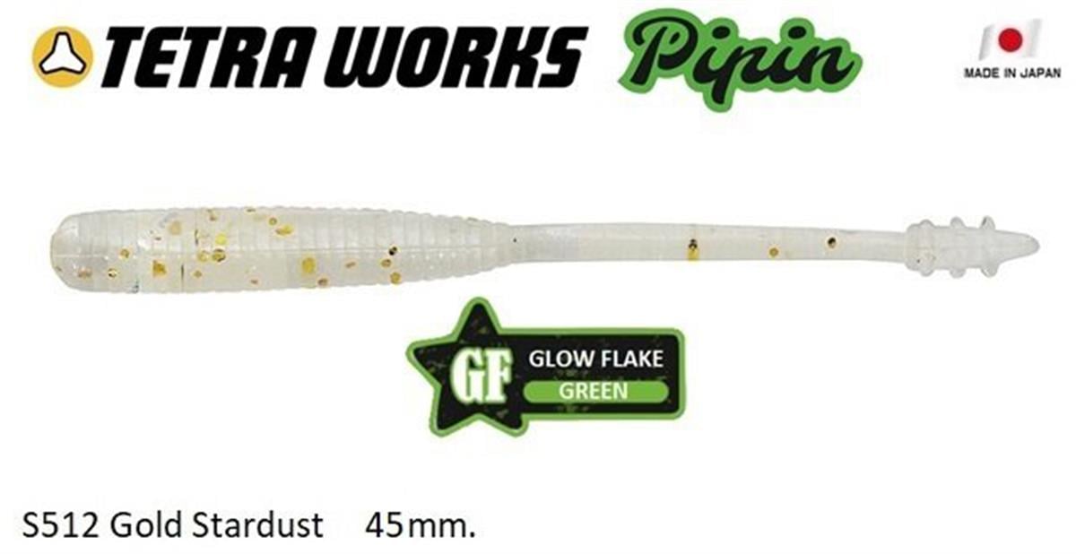 Duo Tetra Works Pipin 45 mm Silikon Yem S512 Gold Stardust