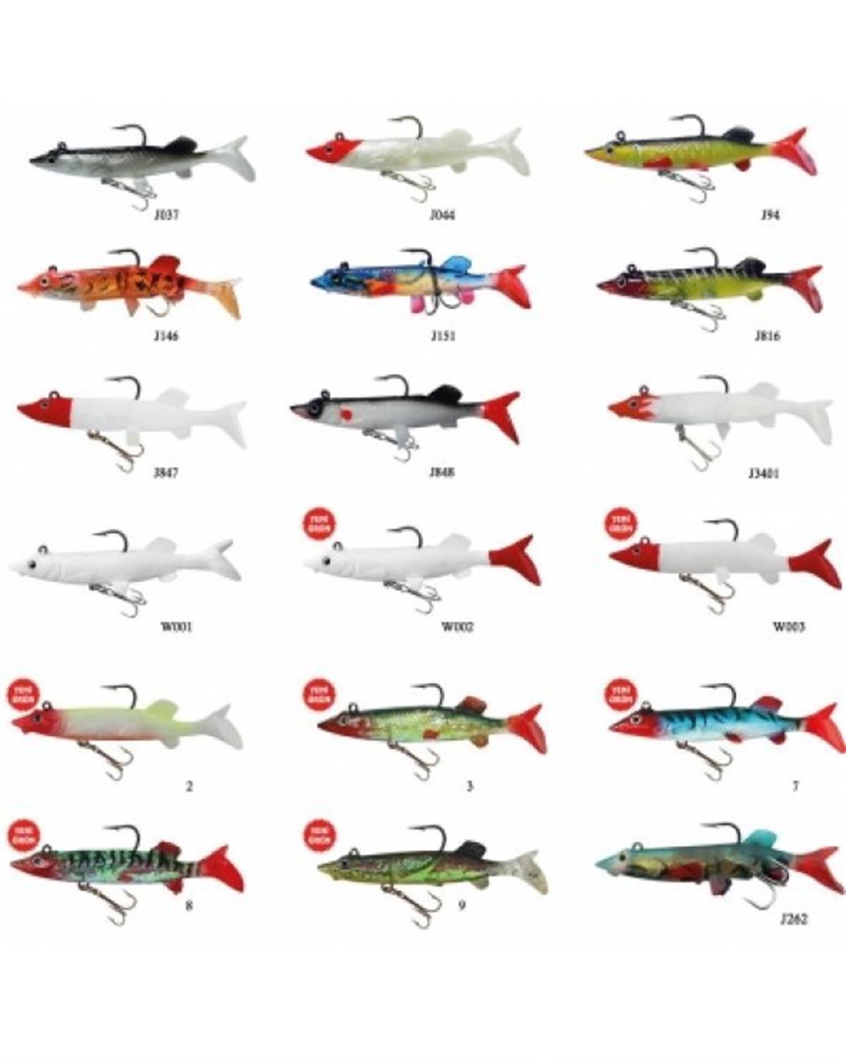 Effe Sasi İki İğne LW009 12 cm Silikon Balık C:8