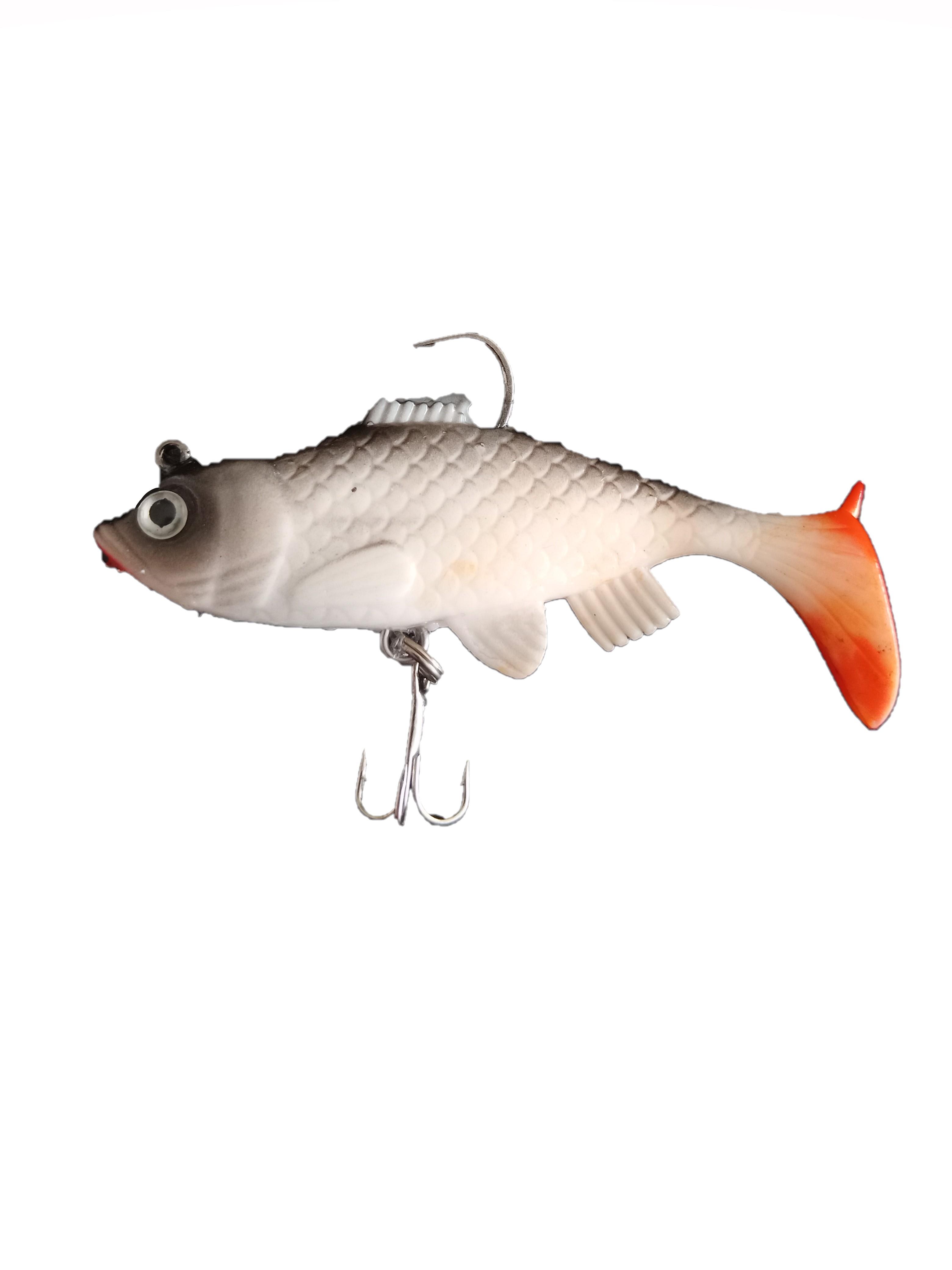 Effe Sasi İki İğne LW011-J848 8 cm Silikon BalıkEffe Sasi İki İğne LW011-J848 8 cm Silikon Balık