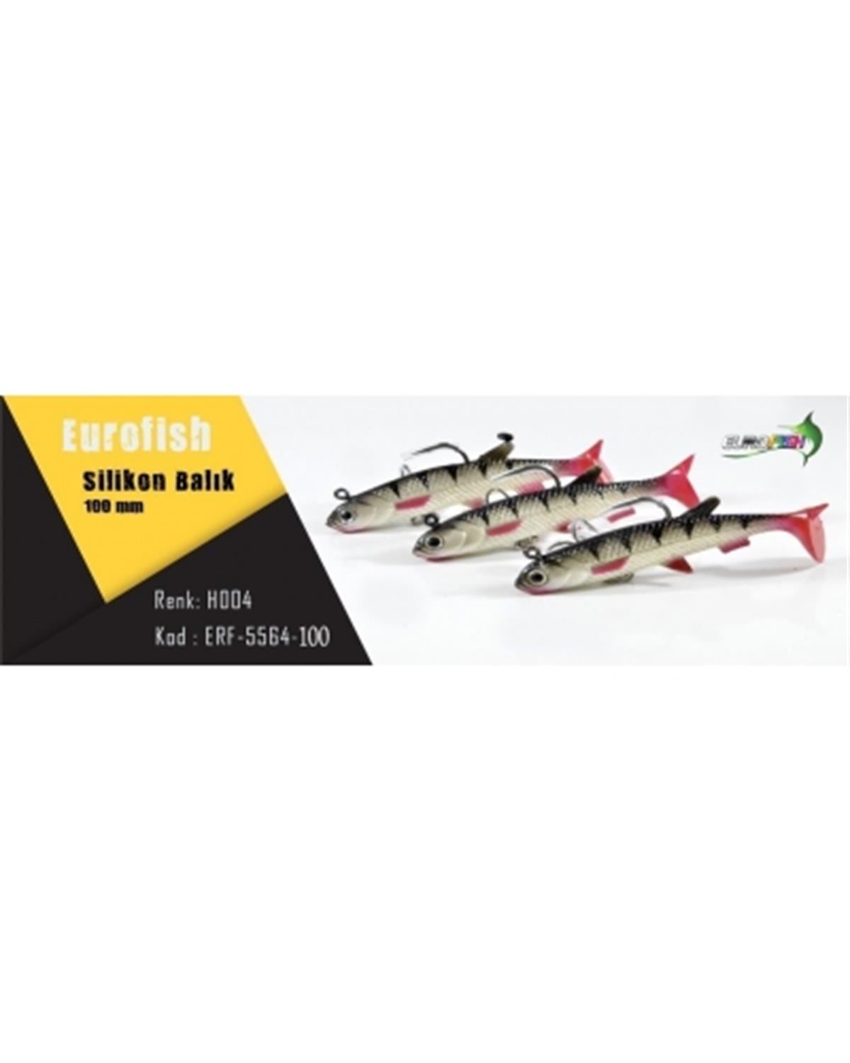 Eurofish 5564 Silikon Balık 100 mm H004   Adet Fiyatıdır