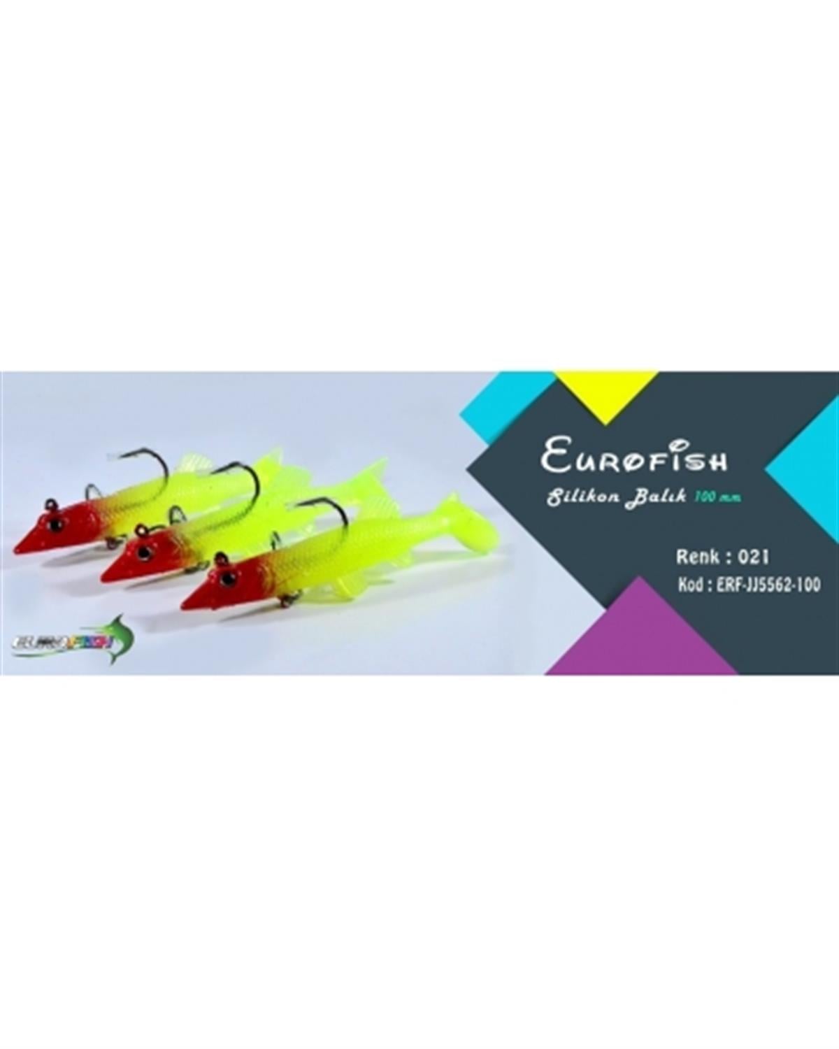 Eurofish JJ5562 Silikon 100 mm C:021   Adet Fiyatıdır