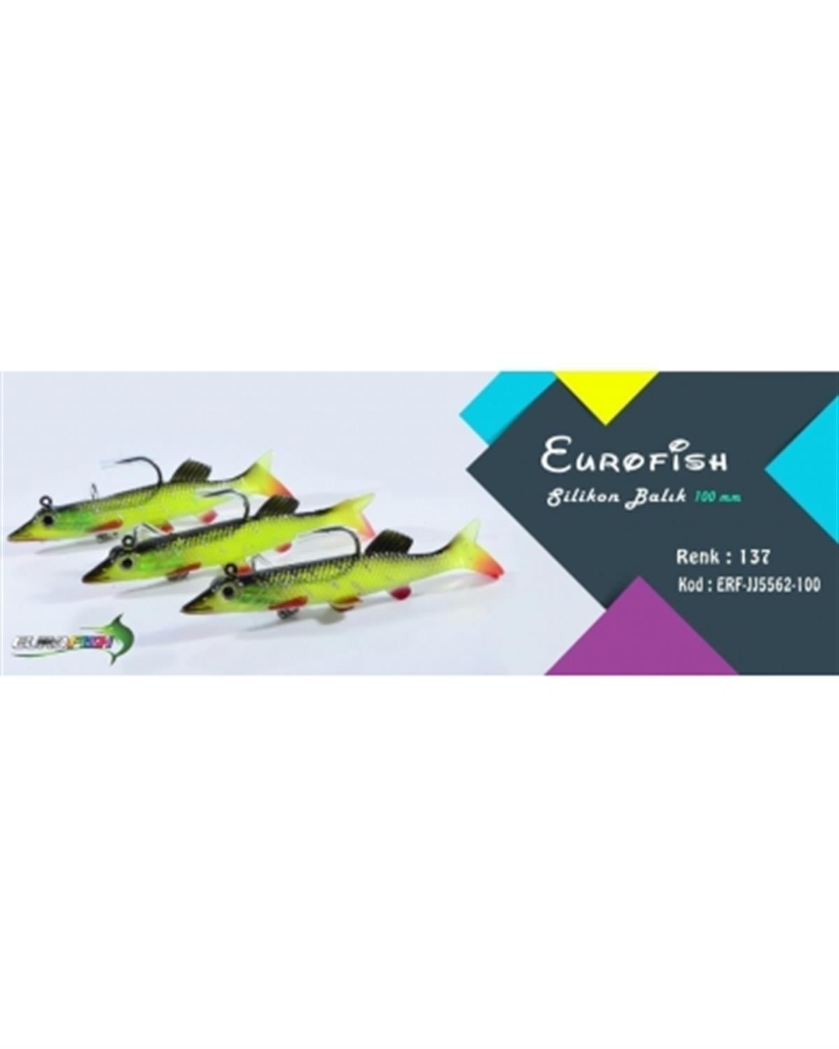 Eurofish JJ5562 Silikon 100 mm C:137   Adet Fiyatıdır