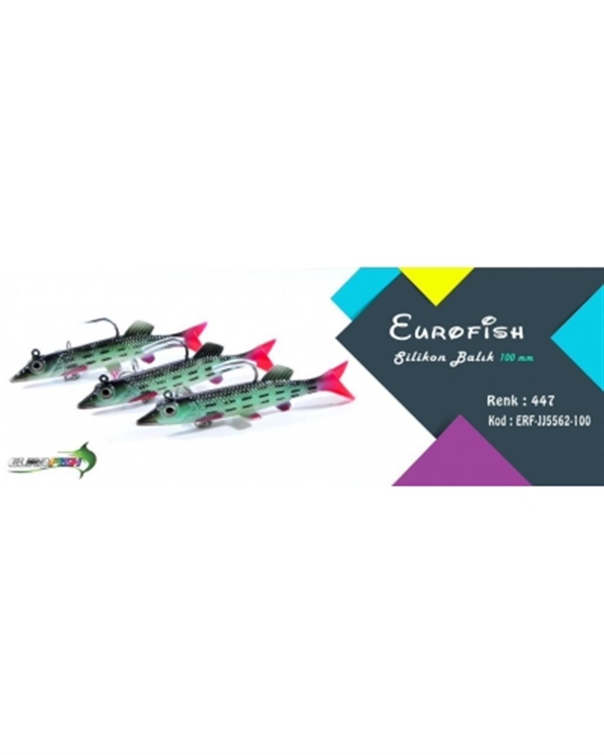 Eurofish JJ5562 Silikon 100 mm C:447   Adet Fiyatıdır