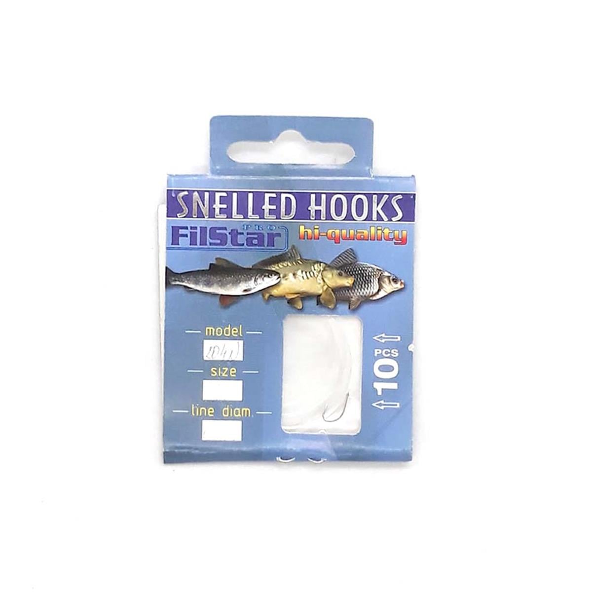 Filstar Snelled Hooks 204N 10 Lu İğne No:18