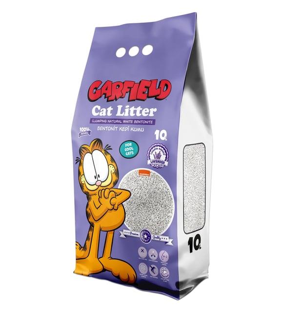 Garfield 10L Lavanta Kokulu Bentonit Kedi Kumu