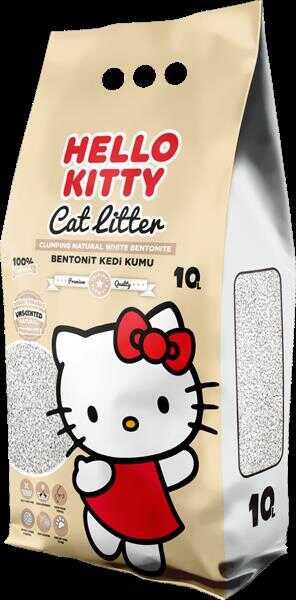 Hello Kity 10 L Naturel Doğal Kokusuz Bentoit Kedi Kumu