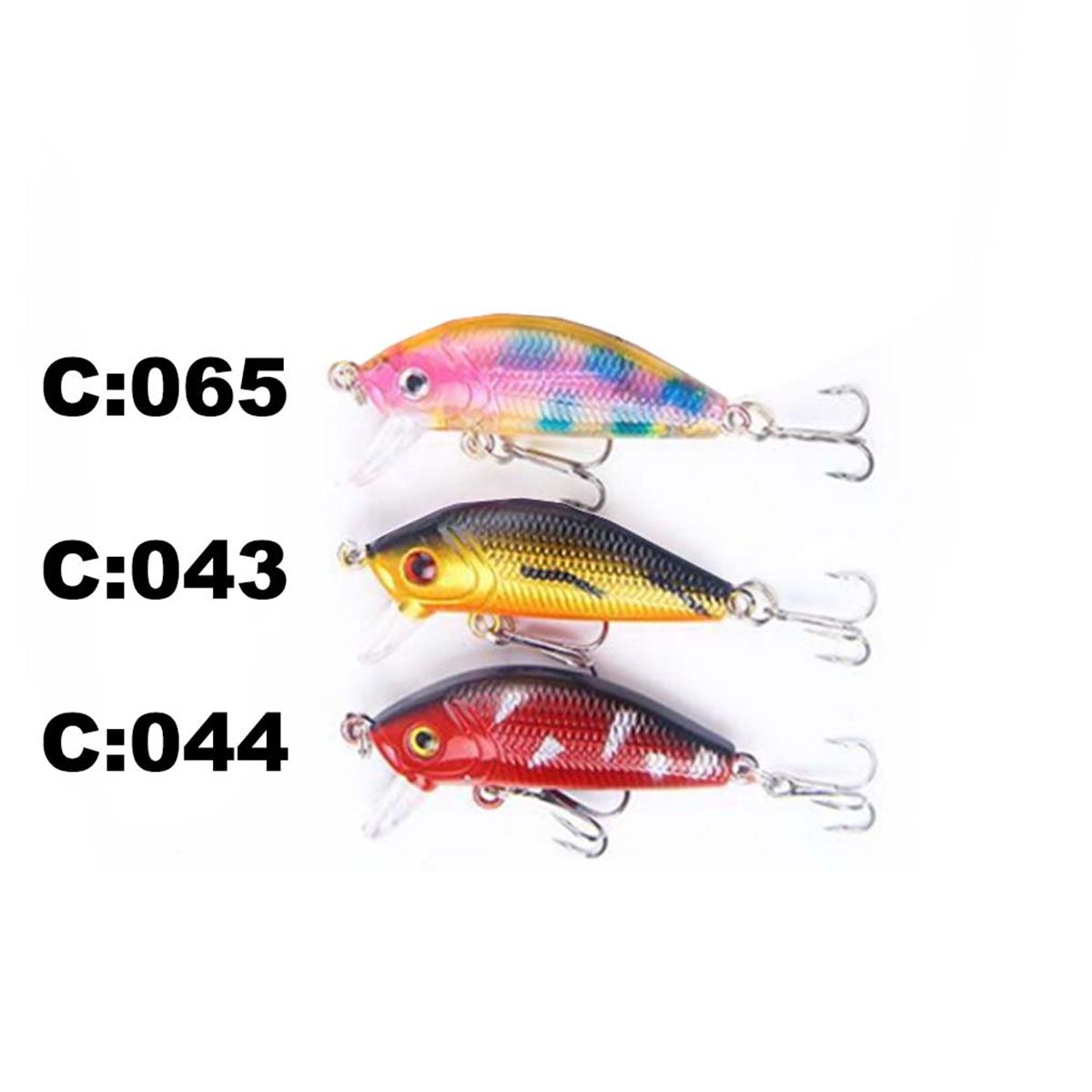 Hengjia 5.5 cm 5 gr K. G. Floating Maket Balık C:043