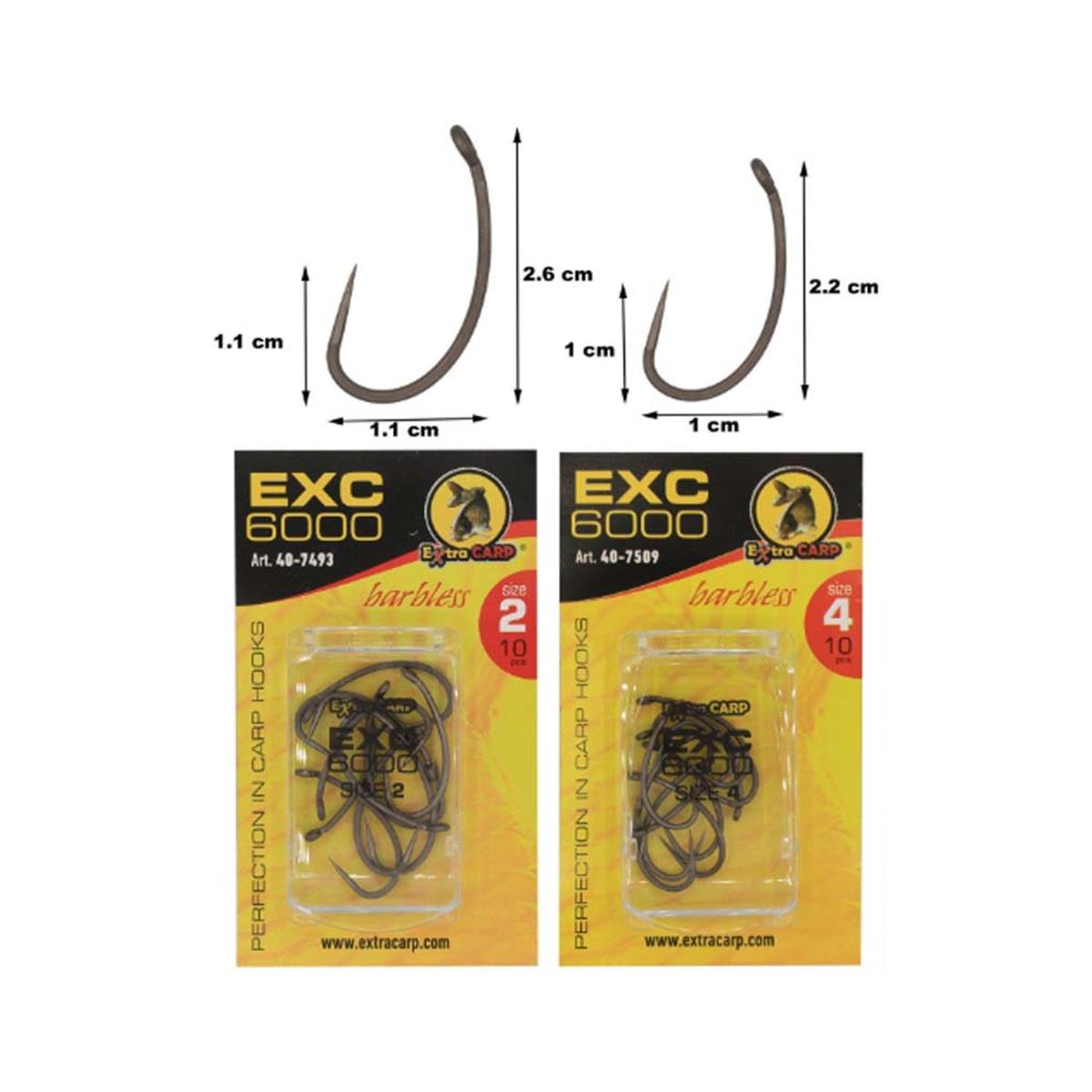 Hooks Exc 6000 No:4 (10pcs)