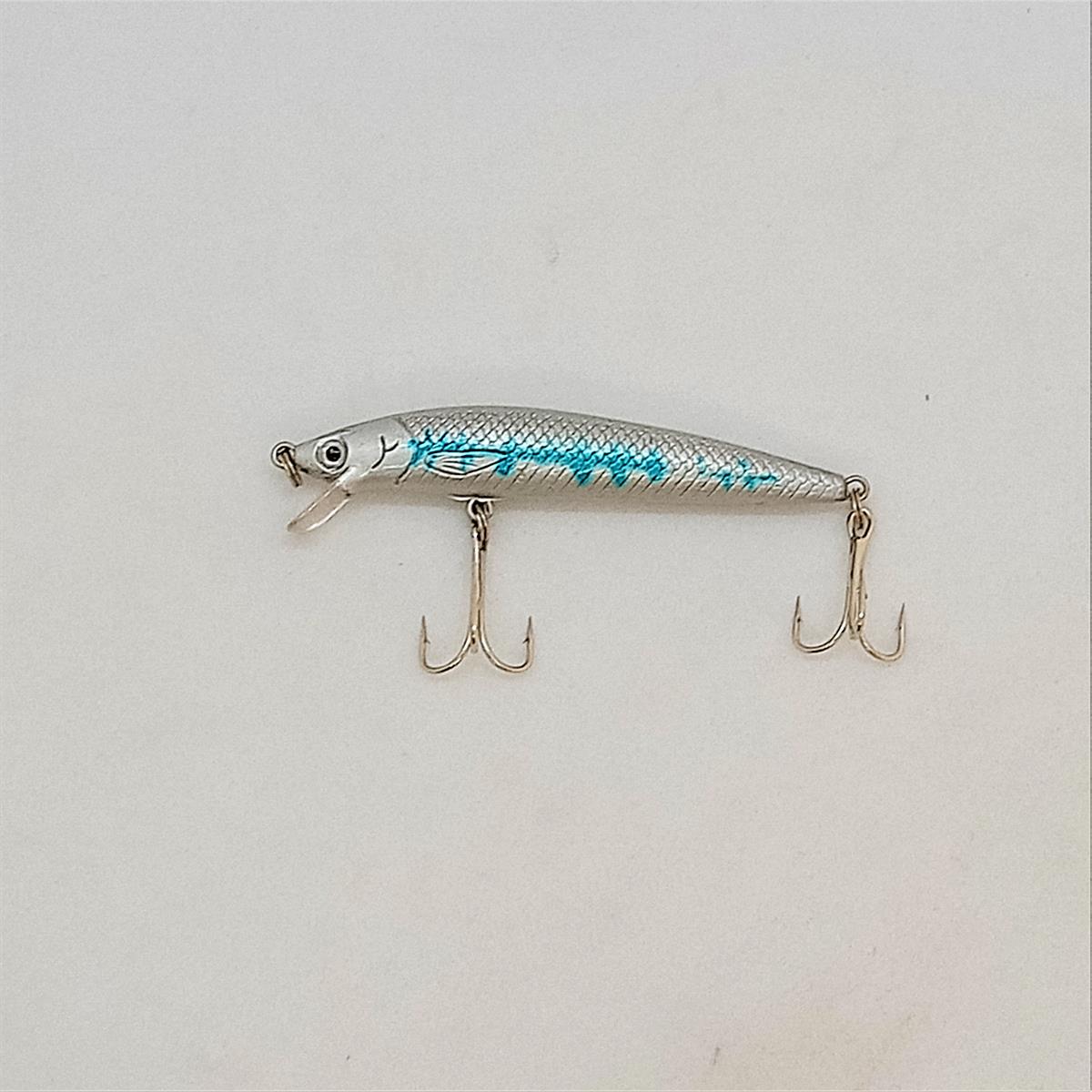 İkado 7 cm 5 gr Sahte Balık Silver Blue