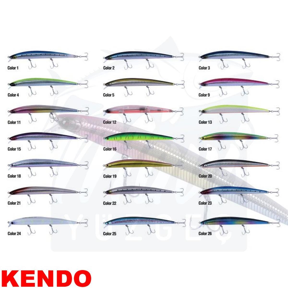 Kendo Seabass Minnow 145 mm 19.1 gr Floating Sahte Balık C:15