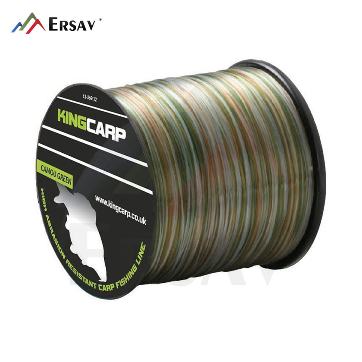 King Carp 0.35 mm 15 lbs 952 m Kamuflaj Yeşil Misina
