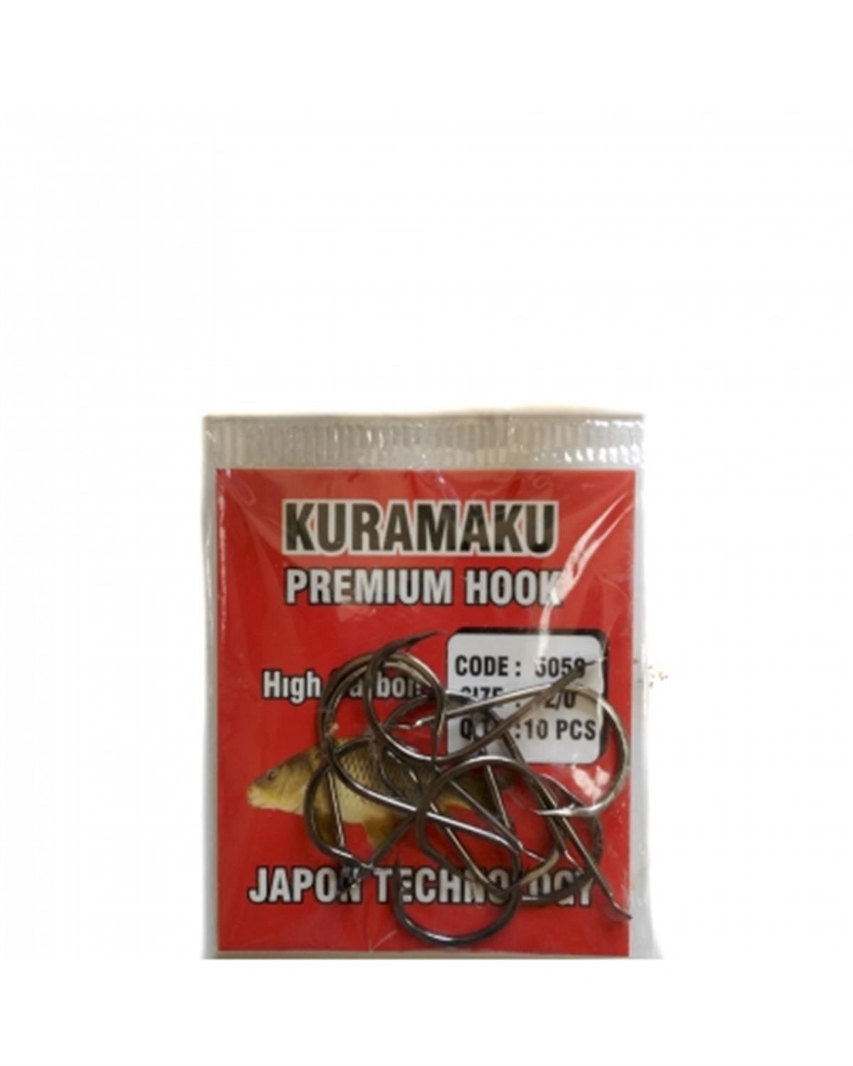 Kuramaku Premium Hook High Carbon Japon İğne 5050 Black Nikel No:3