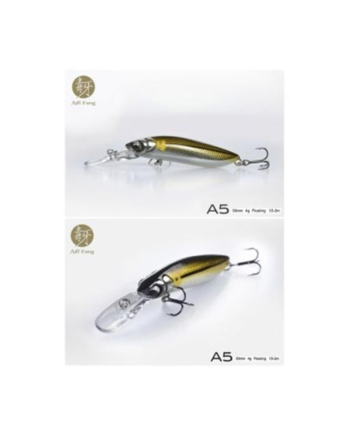 Lurefans Air Fang A5 Mini Jerkbait 50 mm 4 gr Floating Sahte Balık C:05