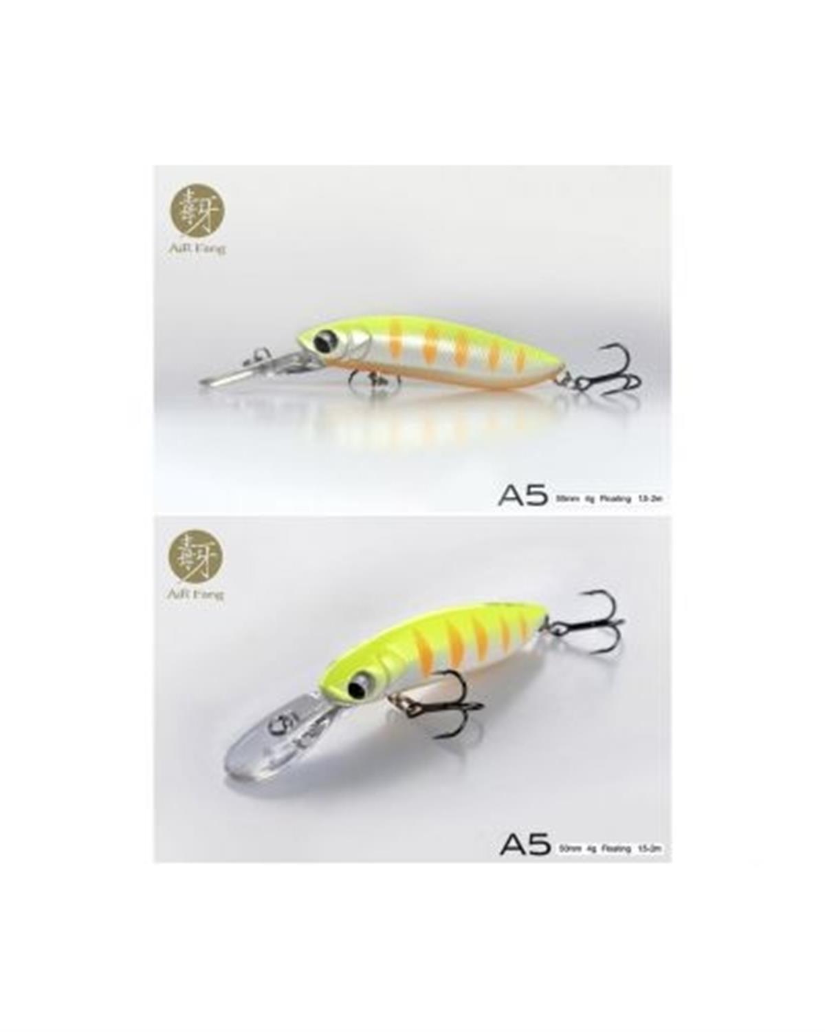 Lurefans Air Fang A5 Mini Jerkbait 50 mm 4 gr Floating Sahte Balık C:55