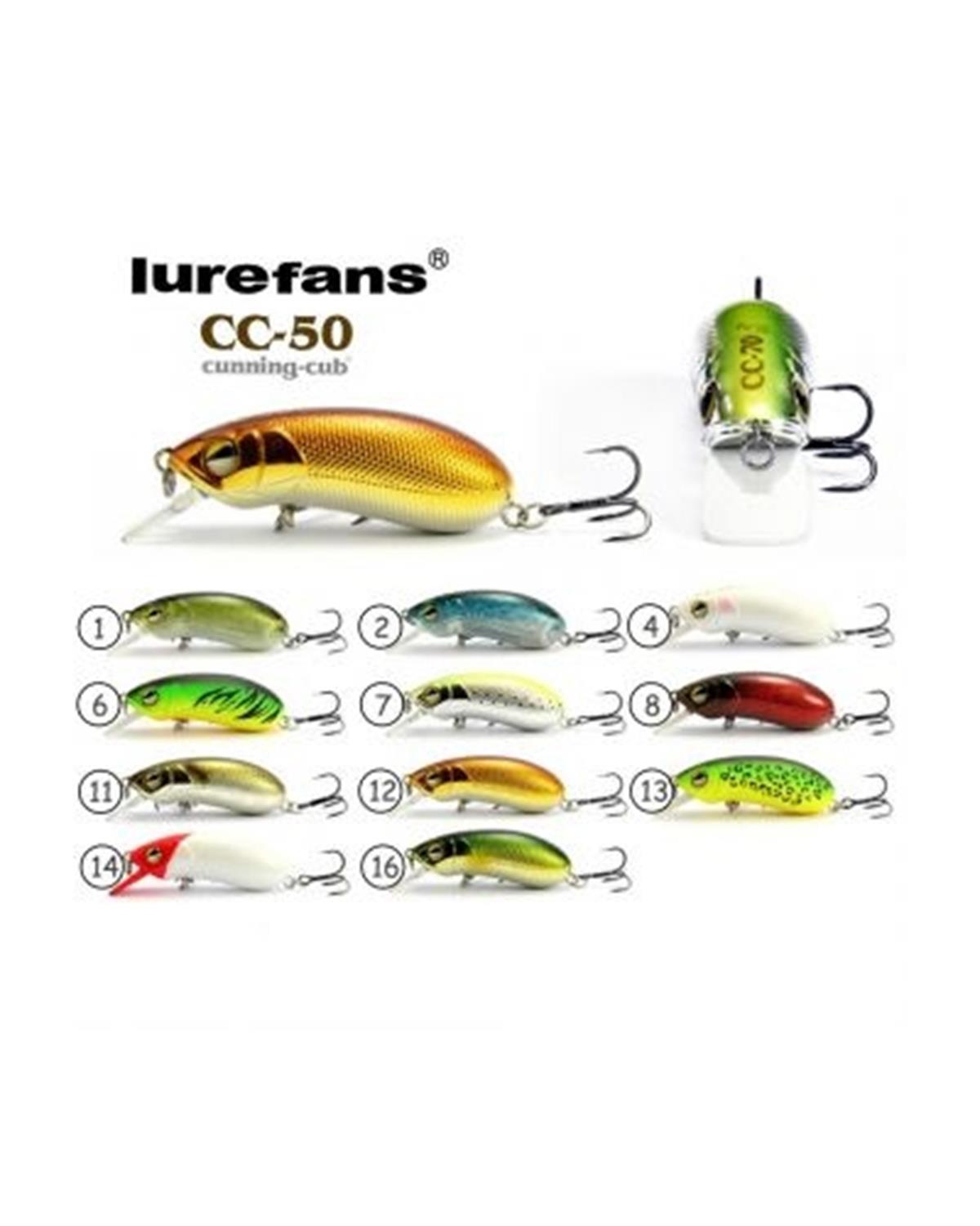 Lurefans CC50 5 Cm 7.8 gr Fast Sinking C:16014