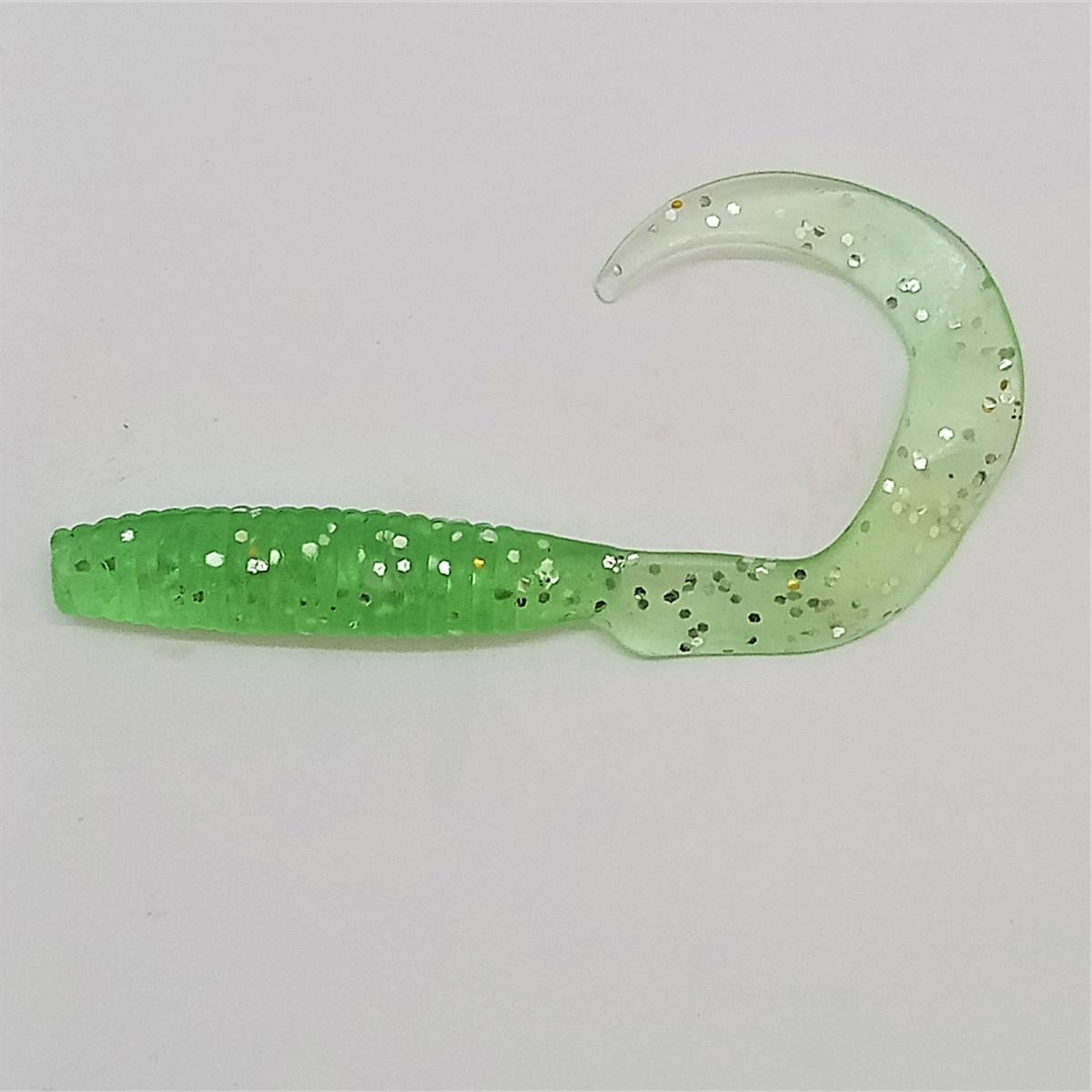 Mister Twister 10 cm Yeşil Silikon Kurtcuk