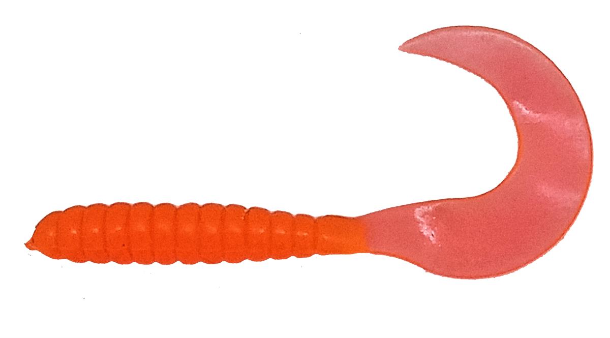 Mister Twister10 cm Neon Turuncu Silikon Kurtcuk
