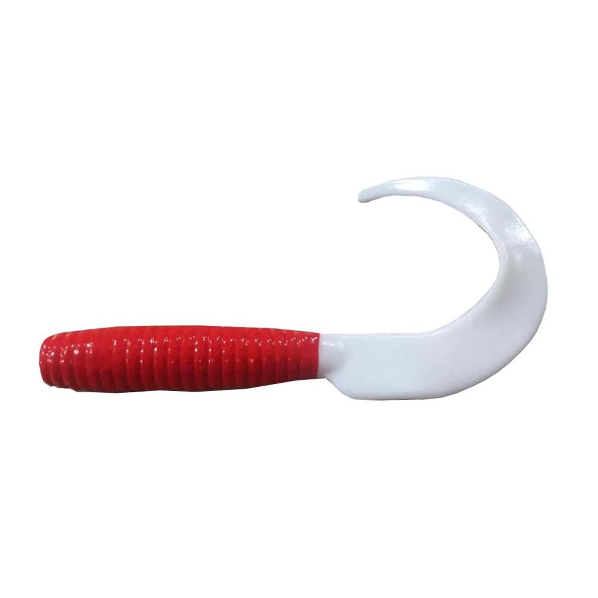 Mr. Twister 10 cm Beyaz Orak Kuyruk Silikon Yem