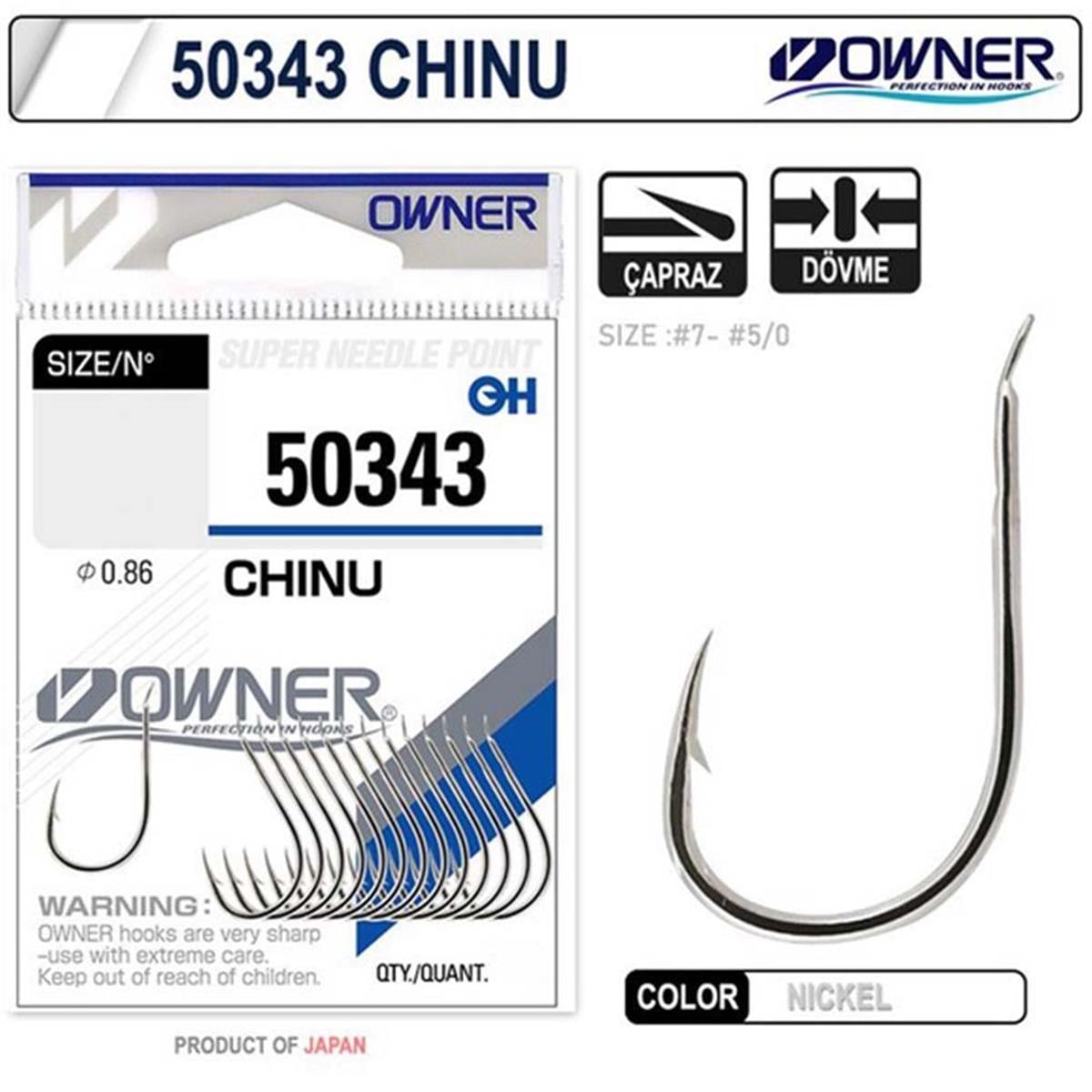 Owner 50343 Chinu İğne No:1/0 11 Li Paket