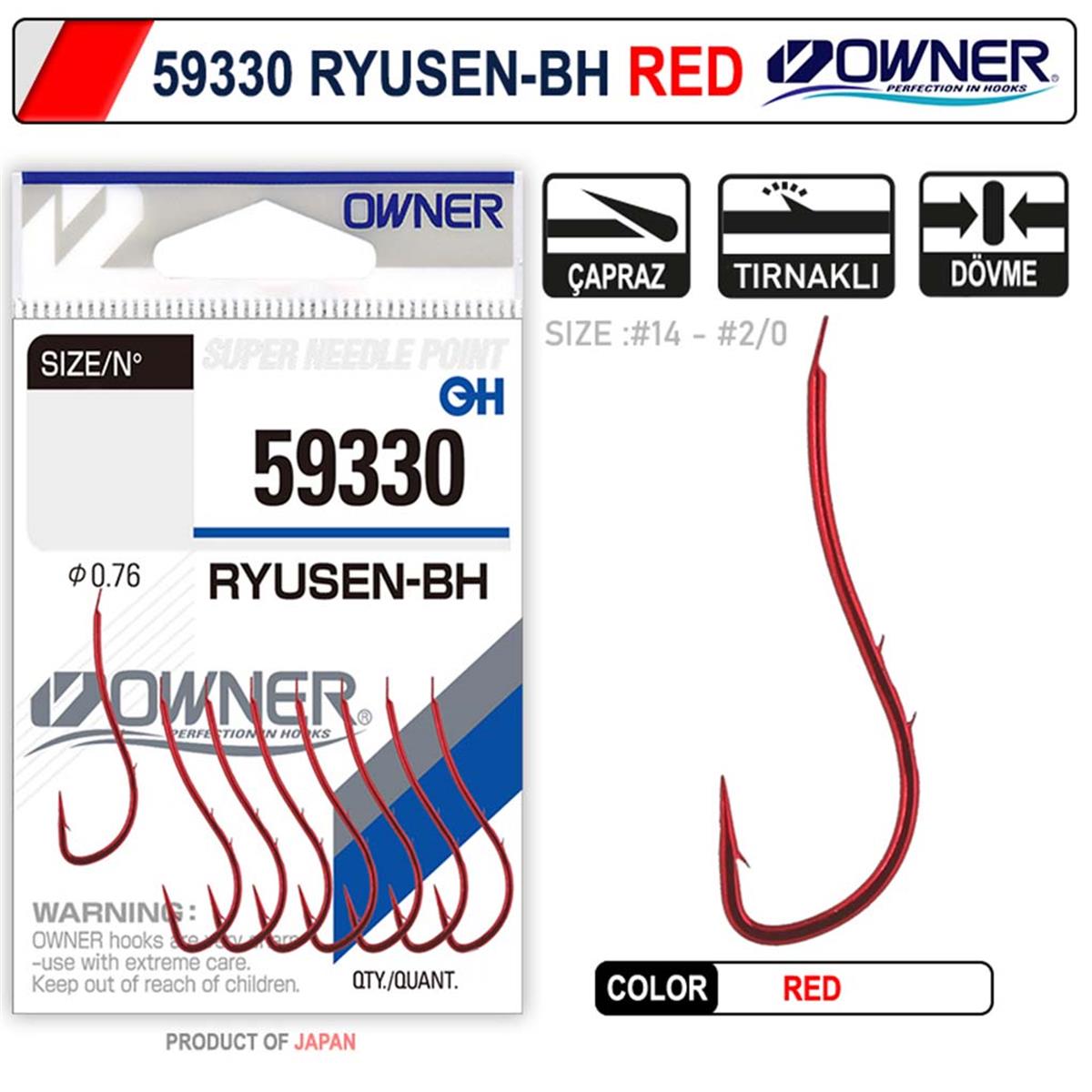 Owner 59330 Ryusen-BH İğne No:4 8 Li Paket