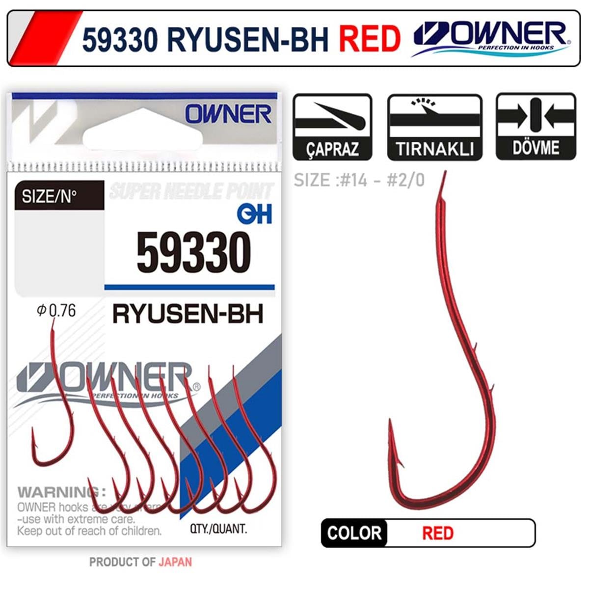 Owner 59330 Ryusen-BH İğne No:8 11 Li Paket