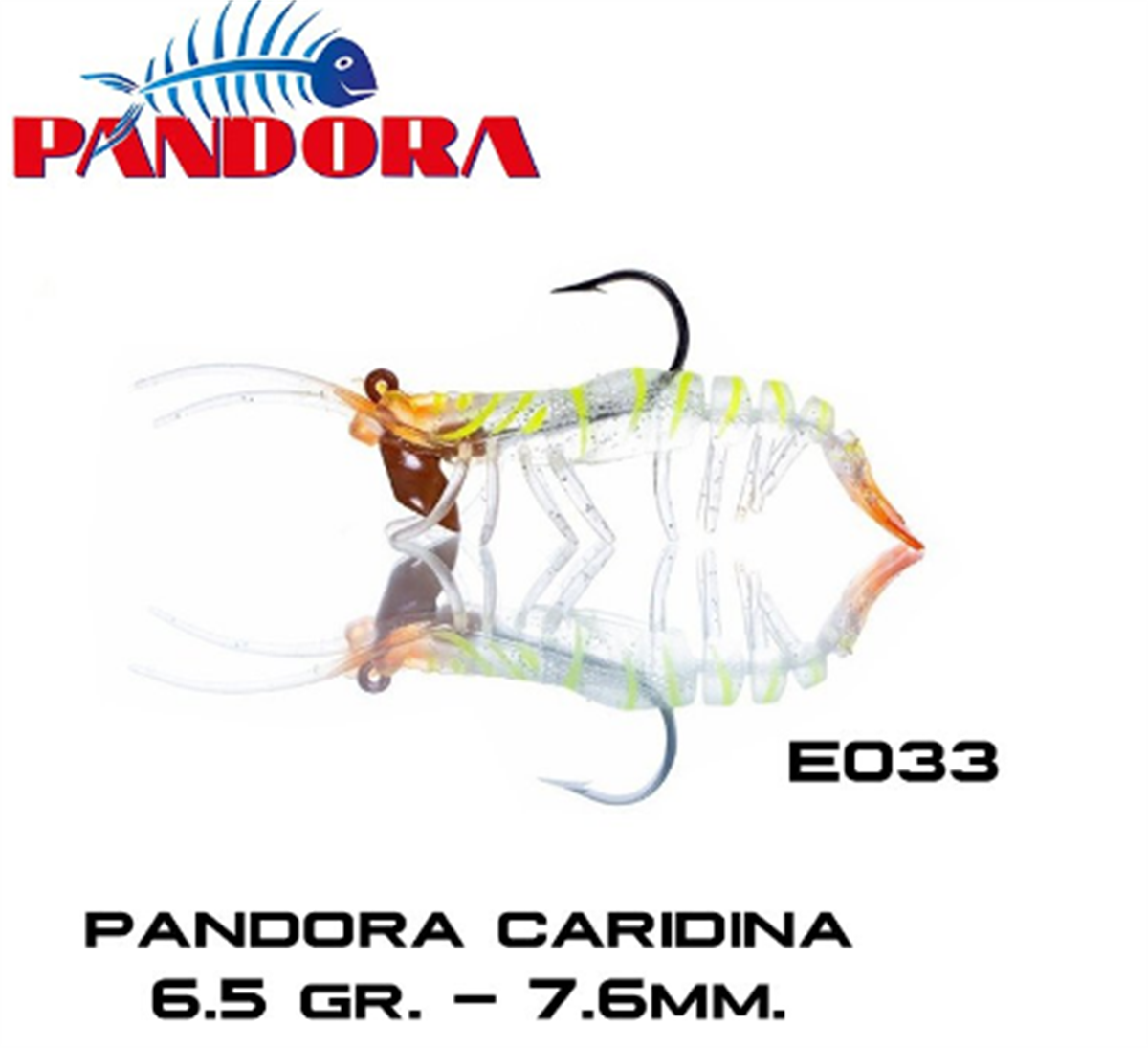 Pandora Silicon Cardina 7.6 mm 6.5 gr Clr:E033 Sinking