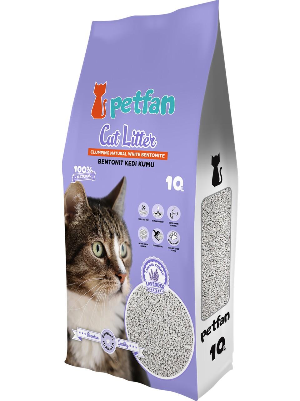 Petfan 10 L Lavanta Kokulu Bentoit Kedi Kumu