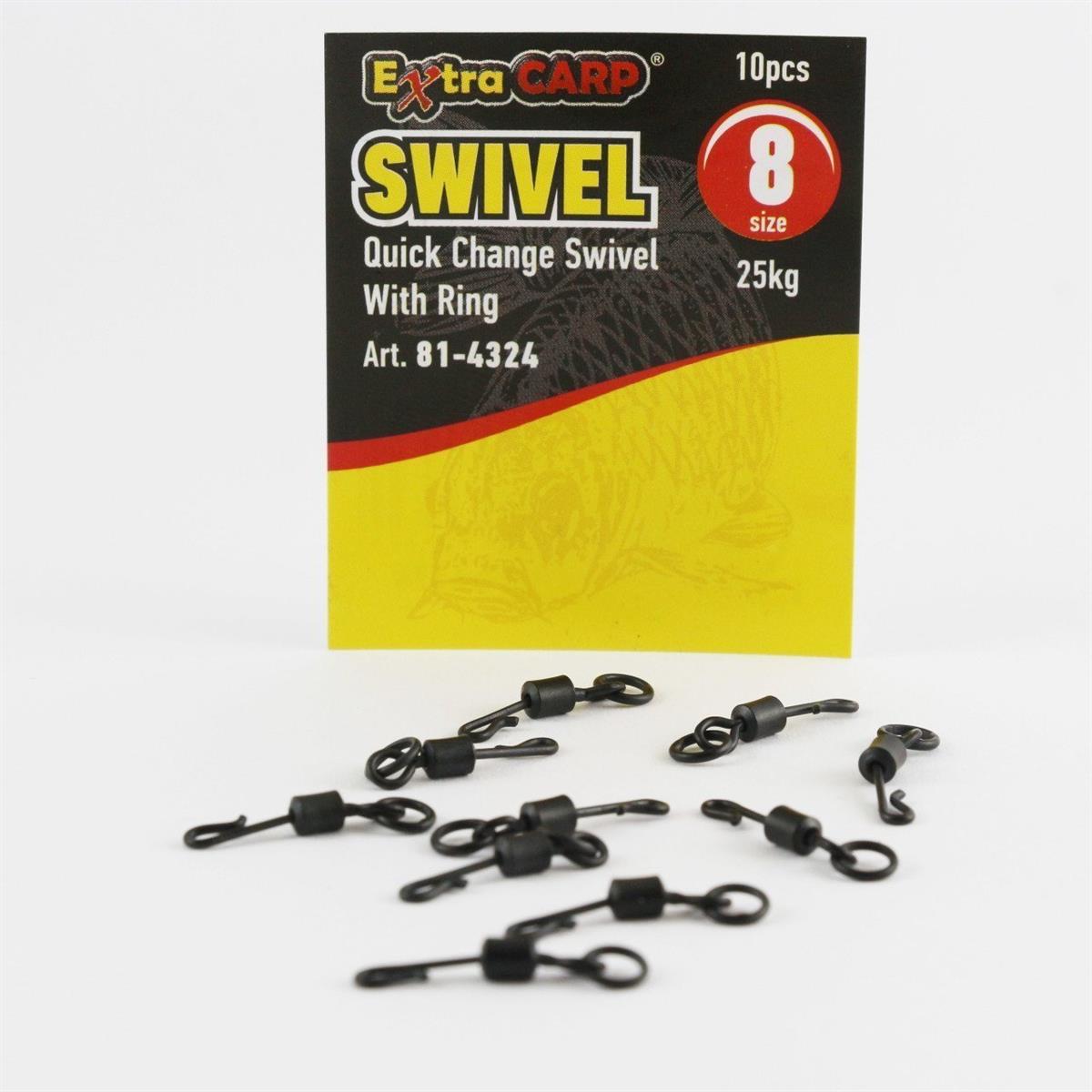 Quick Change Swivels With Ring 8 (10 Pcs) Hızlı 