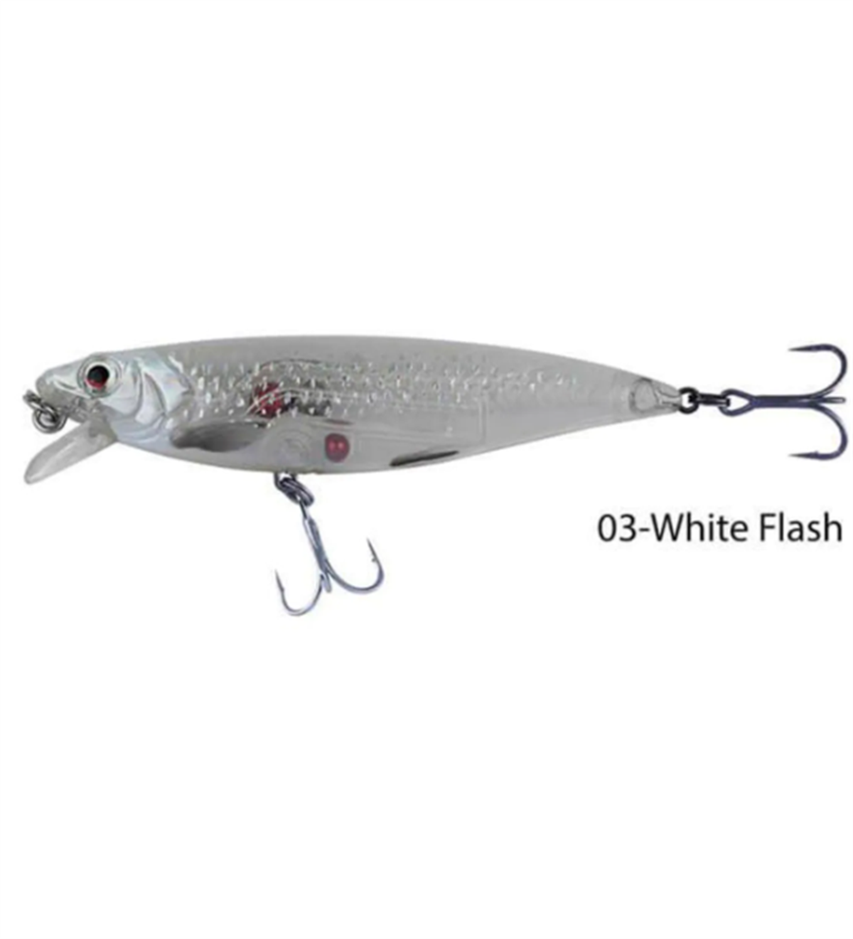 Savage Gear 3D Twitch Minnow 8 cm 8.5 gr SS03 White Flash