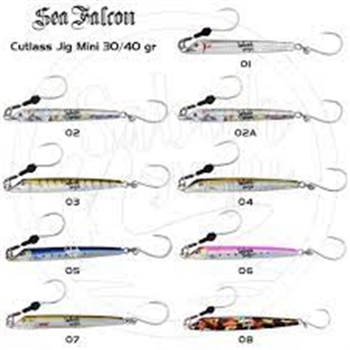 Sea Falcon Decoy Hook 40 gr Jig No:02