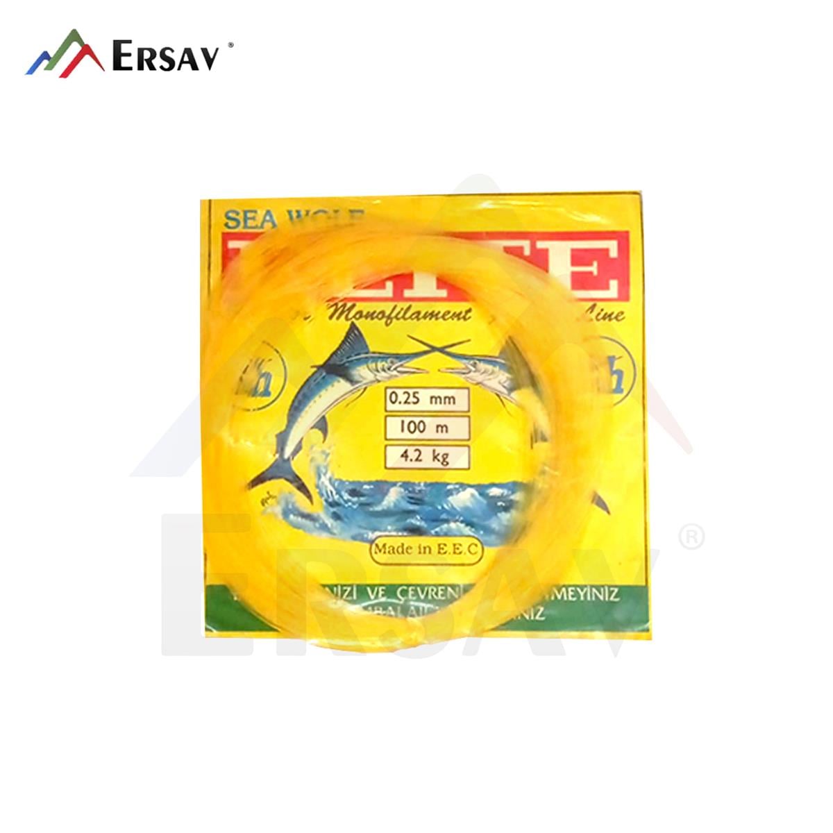 Sea Wolf Elite 0.30 mm 6.1 kg 100 m Misina Sarı