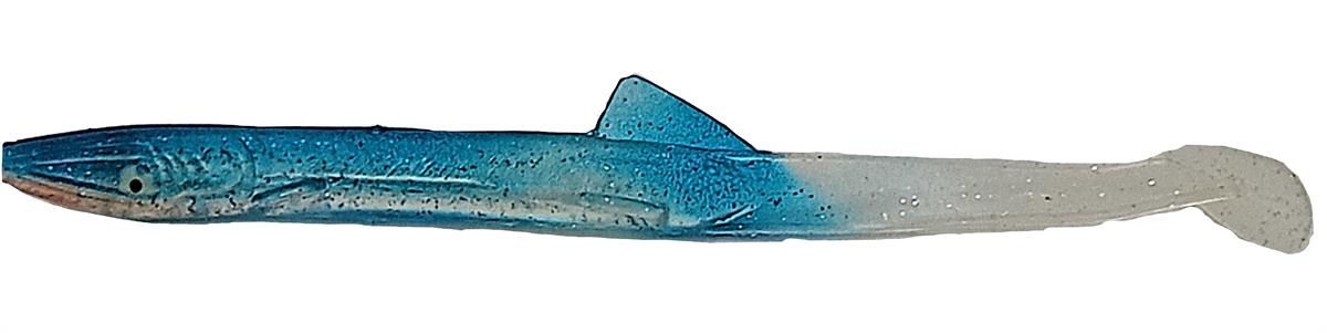Spider W075 160 mm Simli Sırtı Mavi Silikon Balık