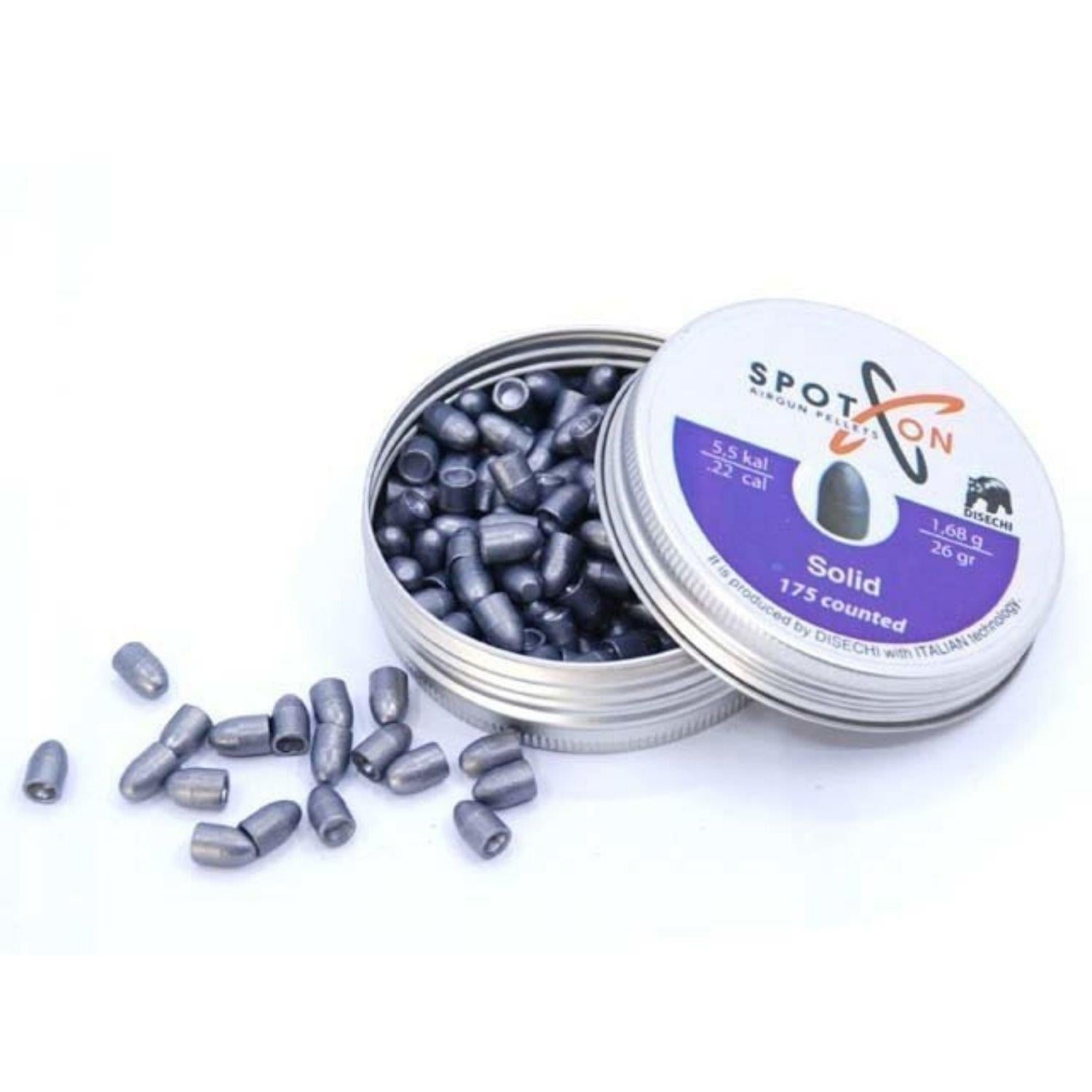 Spoton Aırgun  Pell. Solid 26 GR Havalı Saçma 5,5 MM