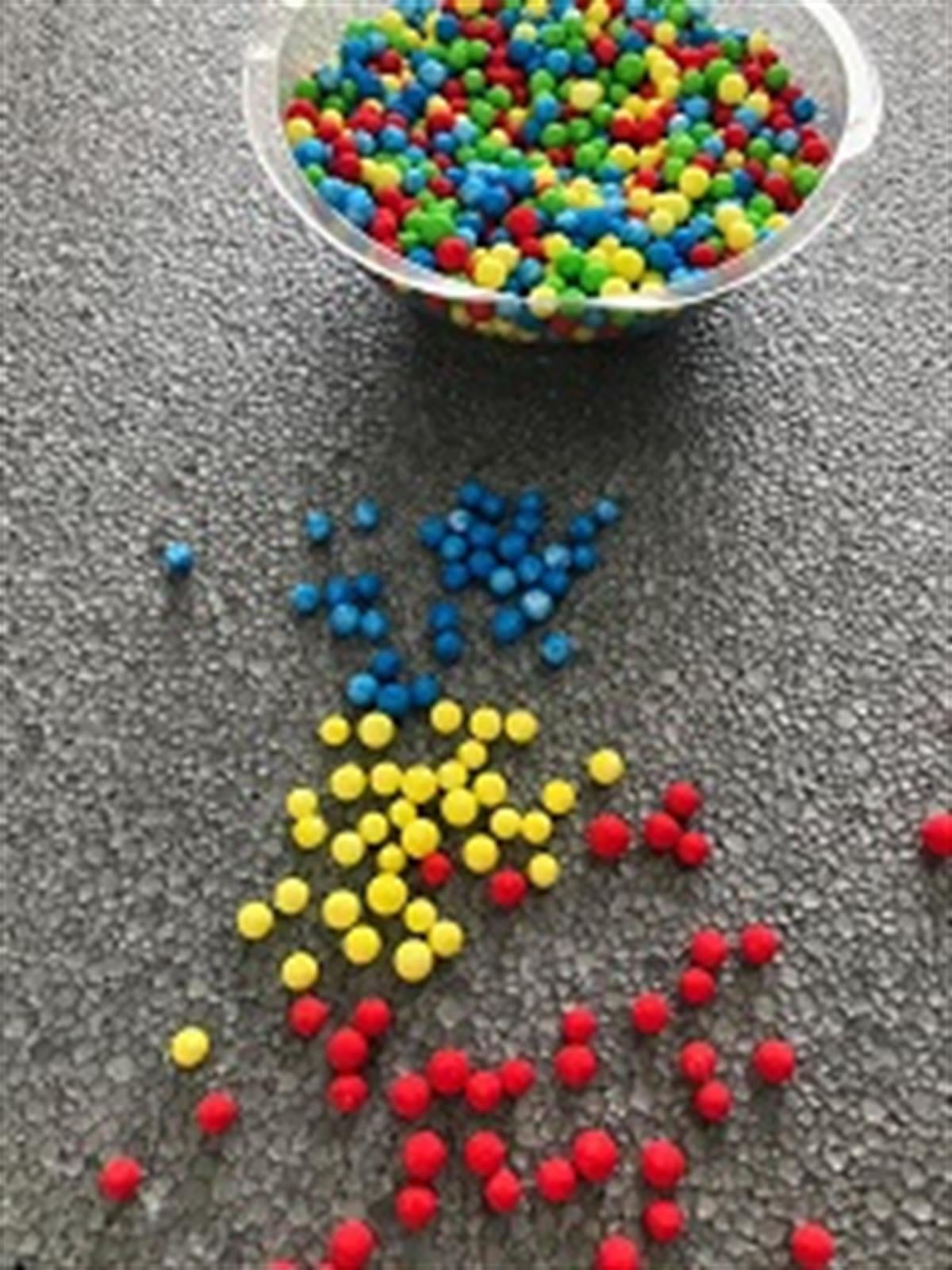 Strafor Boncuk Yeşil