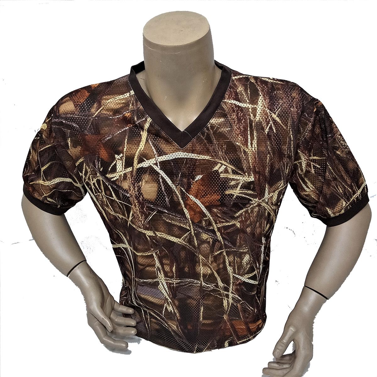 Tişört File V Yaka Kısa Kol