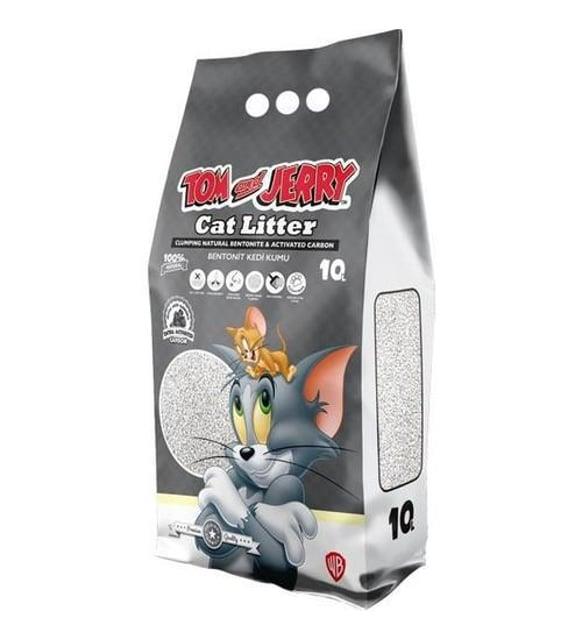 Tom and Jerry 10L Aktif Karbonlu Bentonit Kedi Kumu