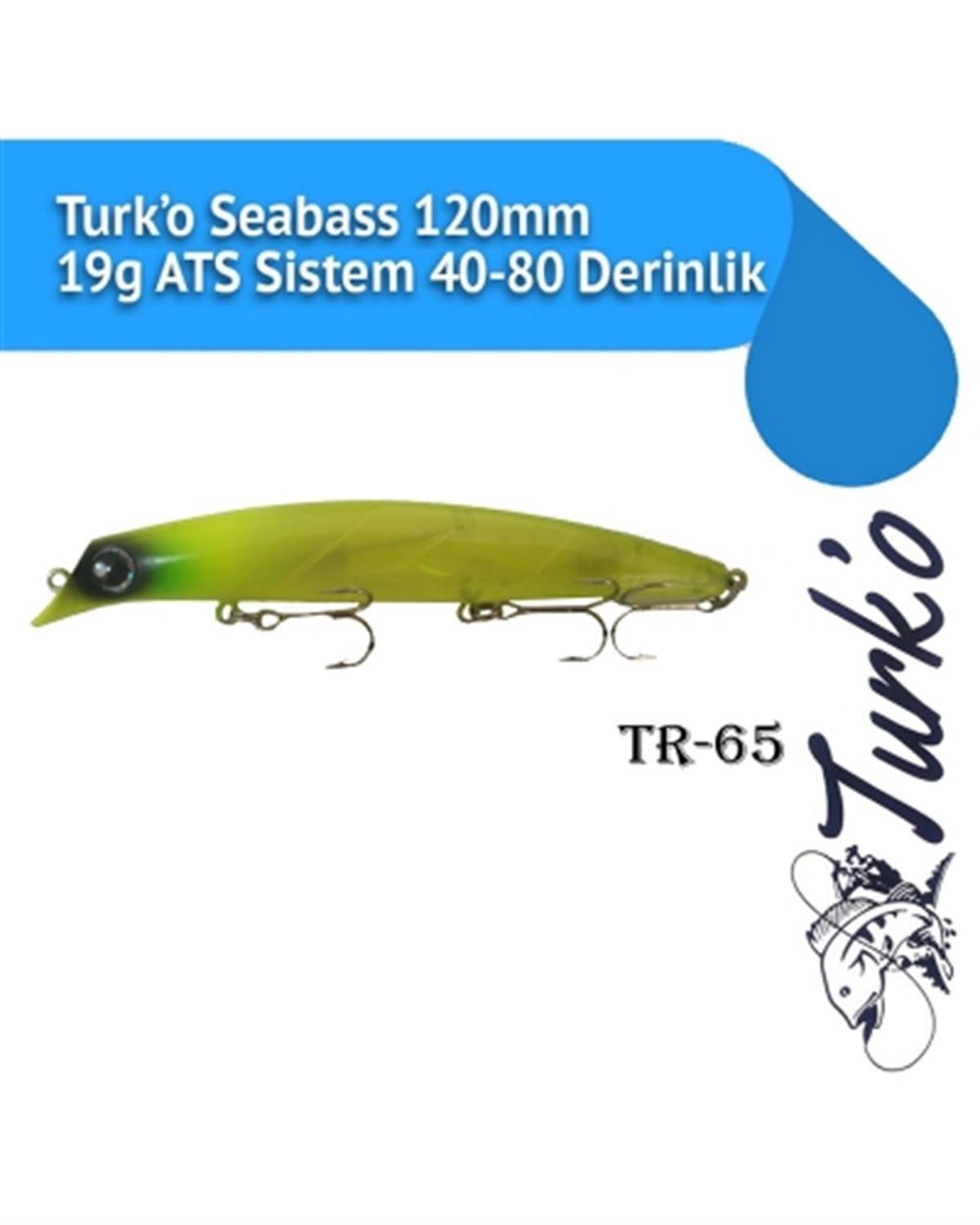 Turko Seabass 120 mm 19 gr Floating Sahte Balık TR44