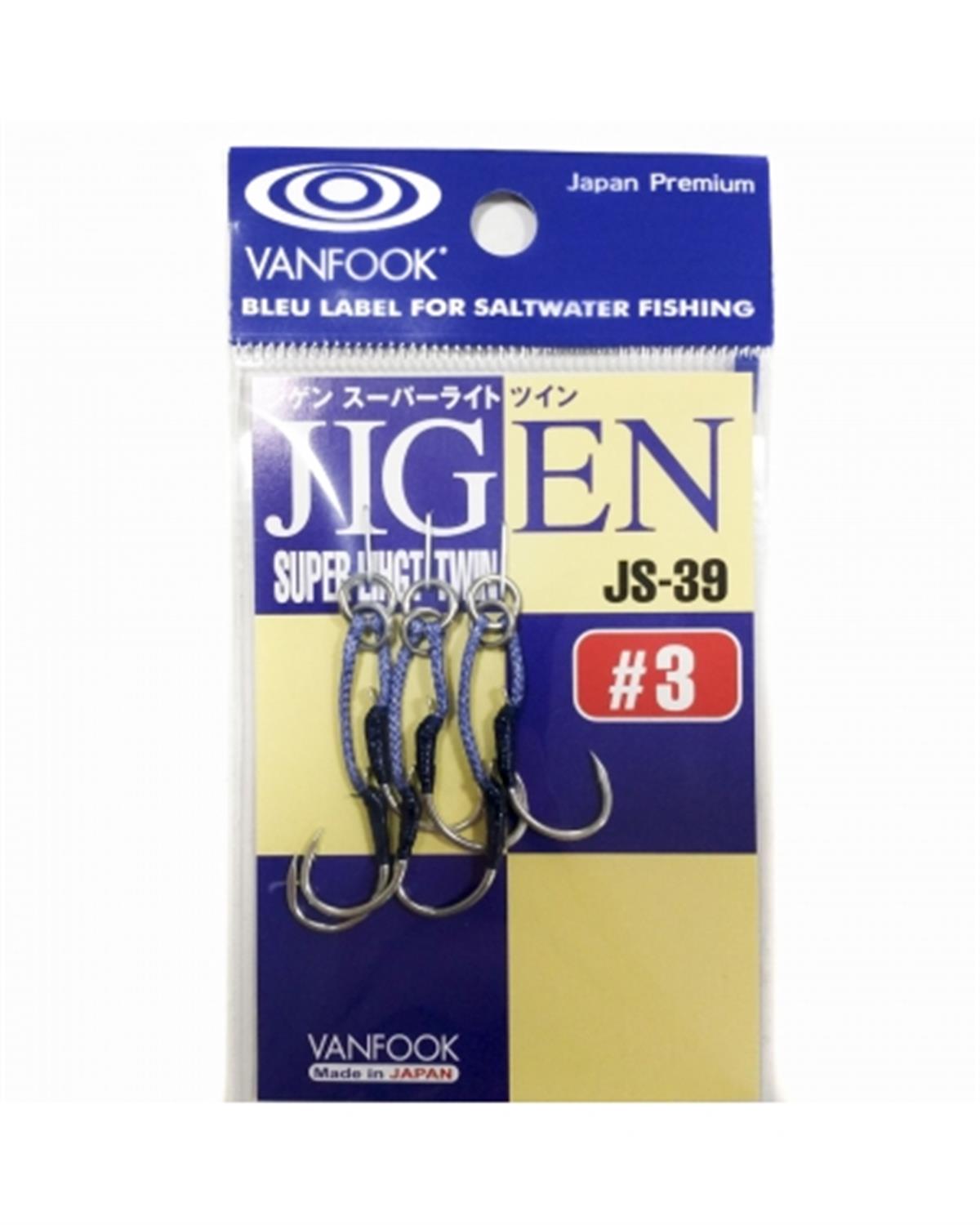 Vanfook Jigen Süper Light Twin JS-39 Çiftli Asist İğnesi No:3