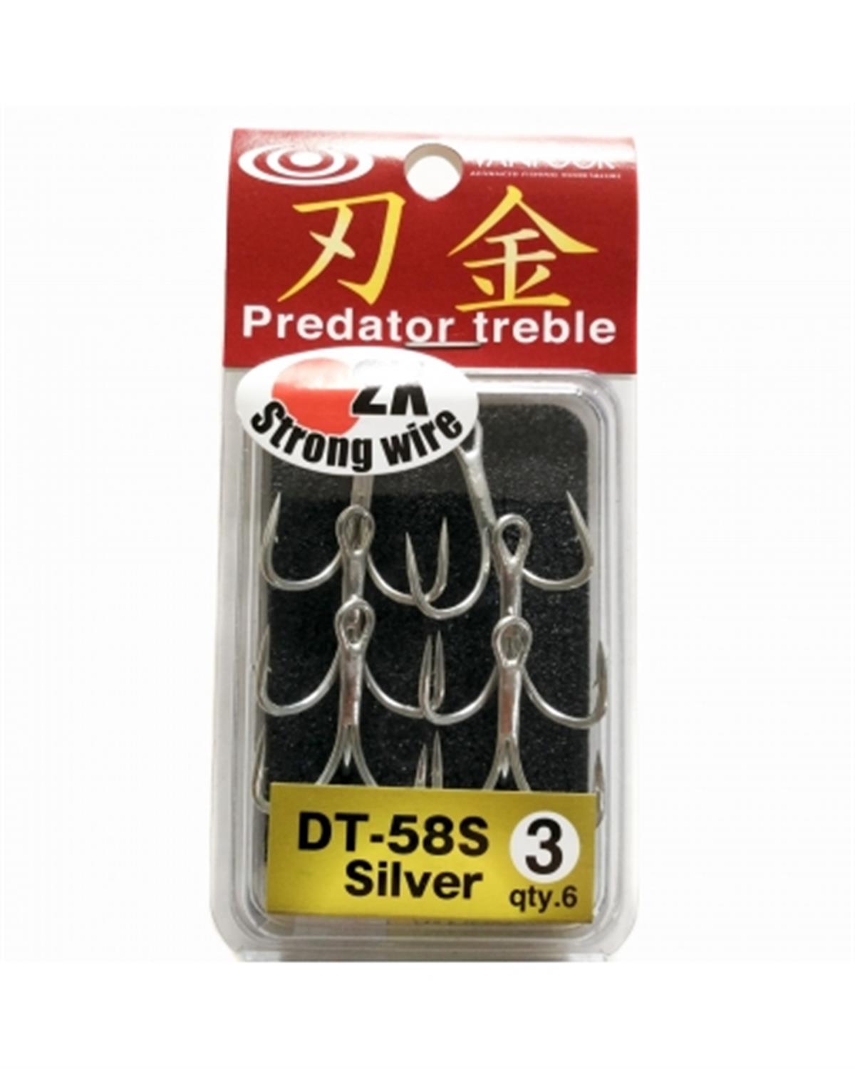 Vanfook Predator Treble 2X DT-58S Güçlü İğne 3 Lü No:1