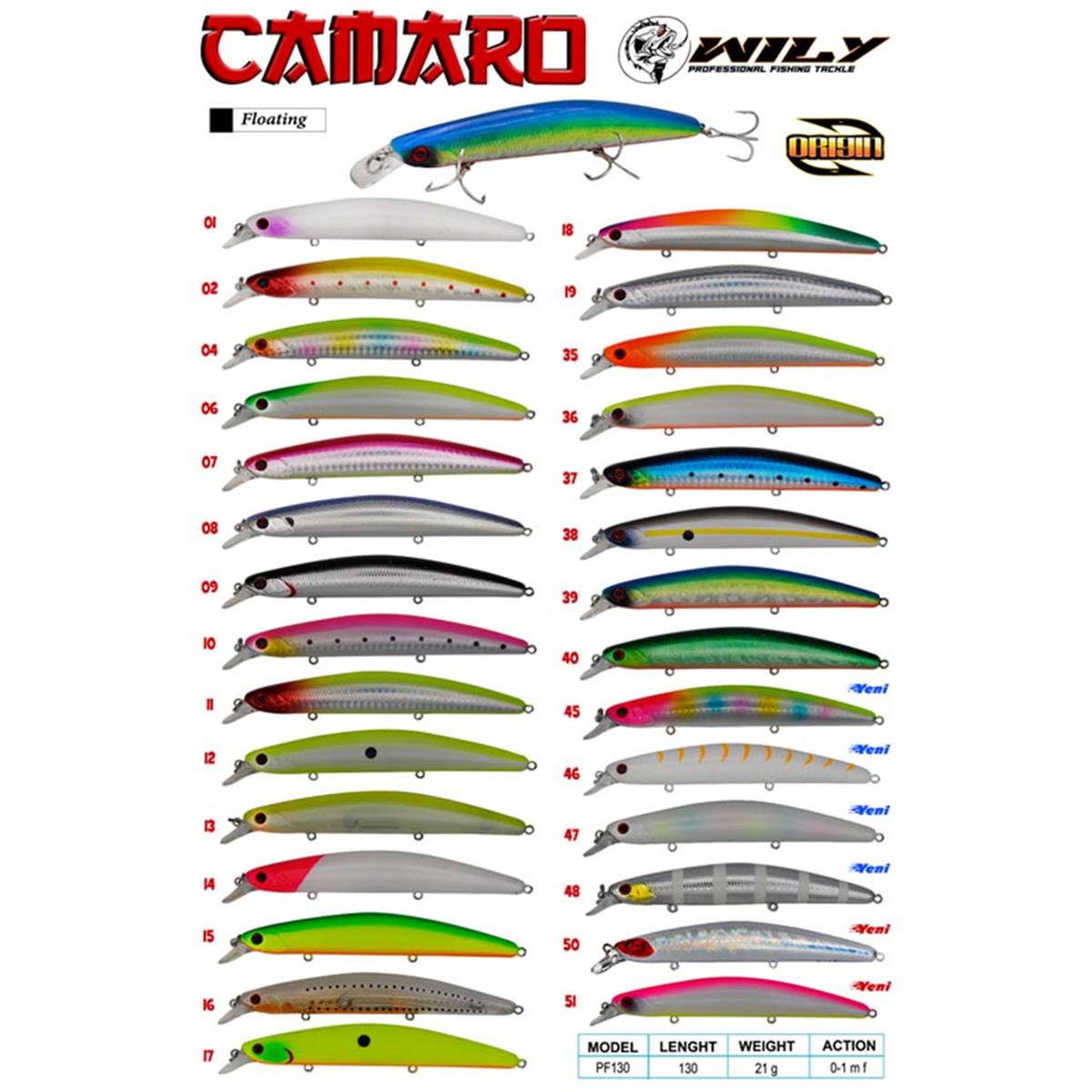 Wily Camaro 130 Maket Balık 13 cm 21g C:PF13037